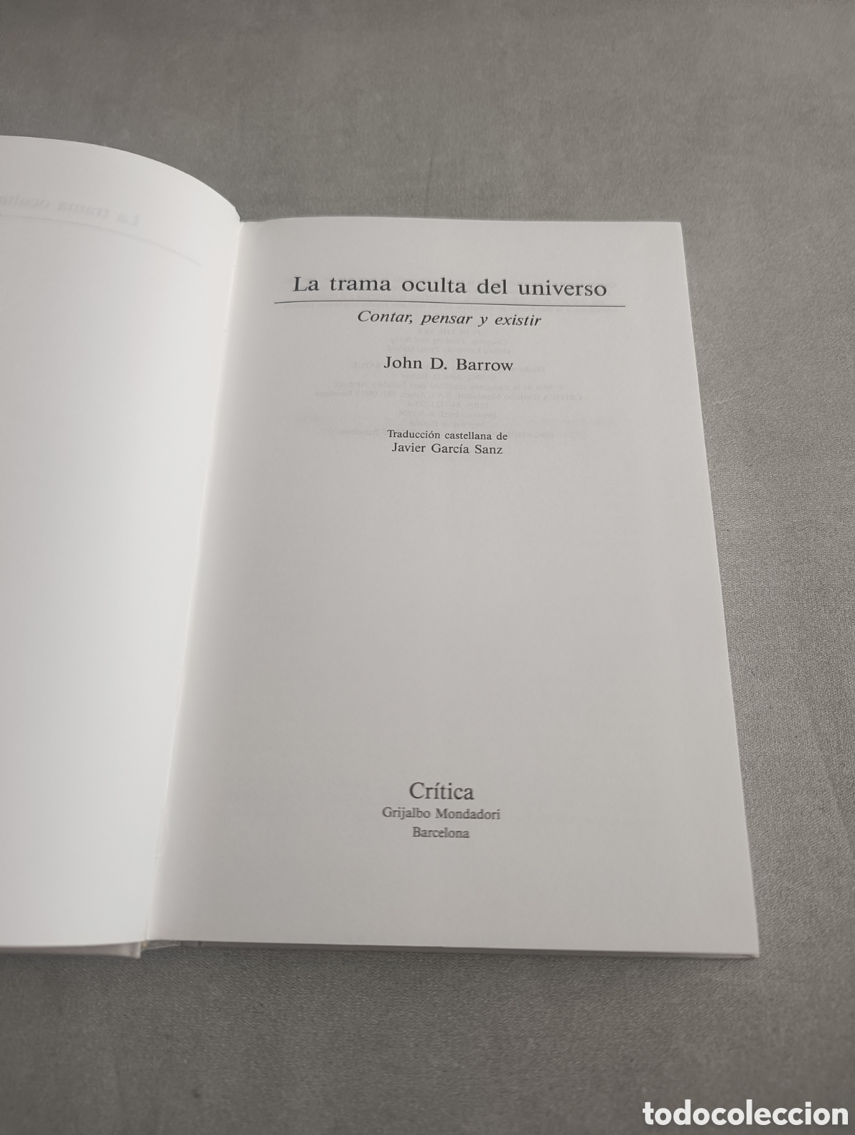 Libros de segunda mano de ciencias: La trama oculta del universo. John D. Barrow. - Foto 6