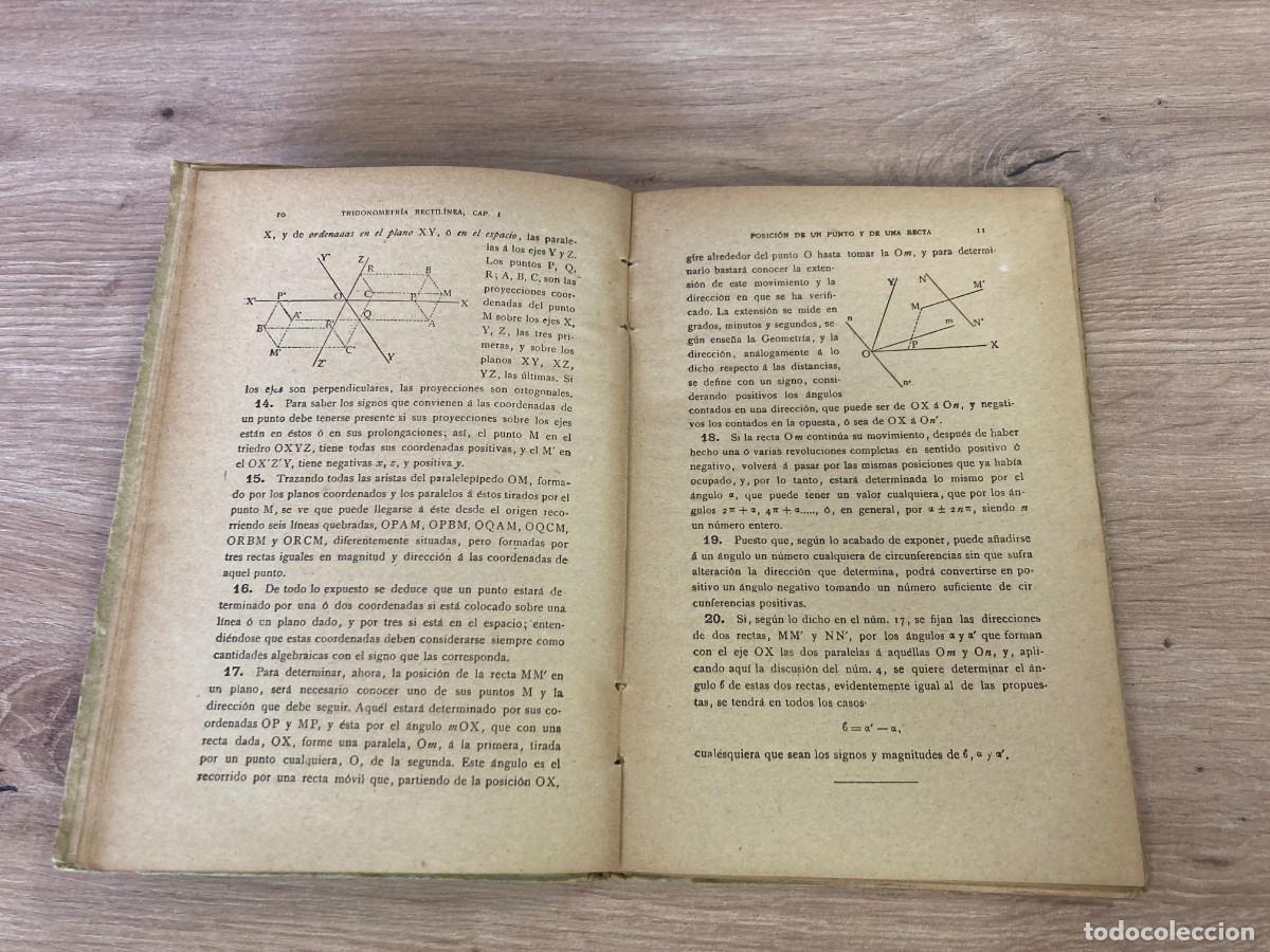Libros de segunda mano de ciencias: Trigonometr&iacute;a rectil&iacute;nea y esf&eacute;rica J G&oacute;mez Pallete - Foto 6