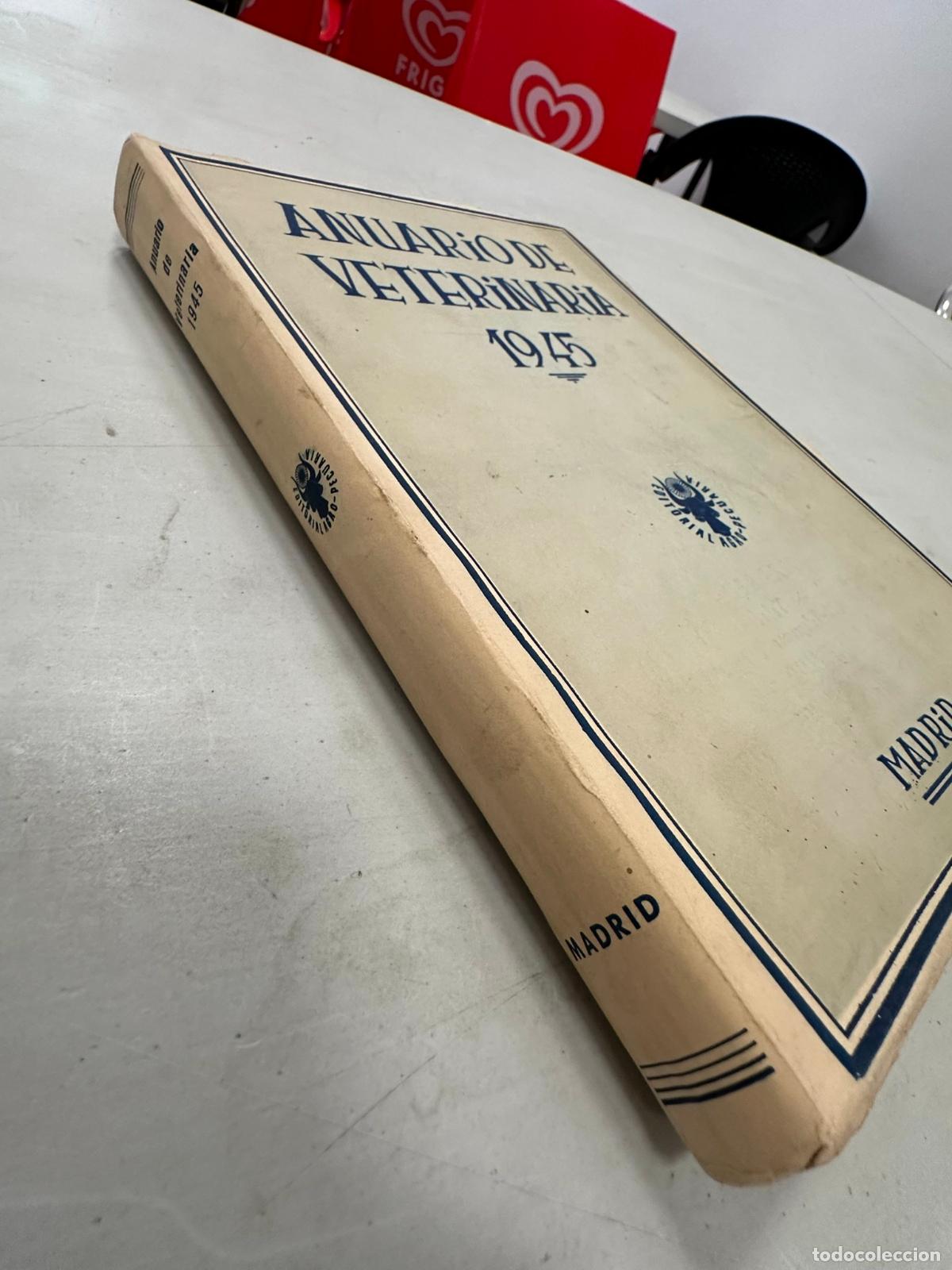 Libros de segunda mano: ANUARIO DE VETERINARIA 1945. - Editorial. - Foto 2