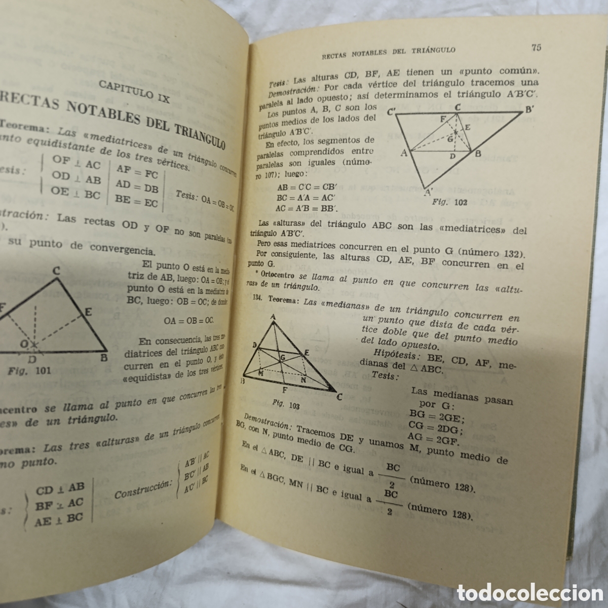Libros de segunda mano de ciencias: GEOMETRIA, TERCER GRADO, EDITORIAL BRU&Ntilde;O,A&Ntilde;O 1958 - Foto 2