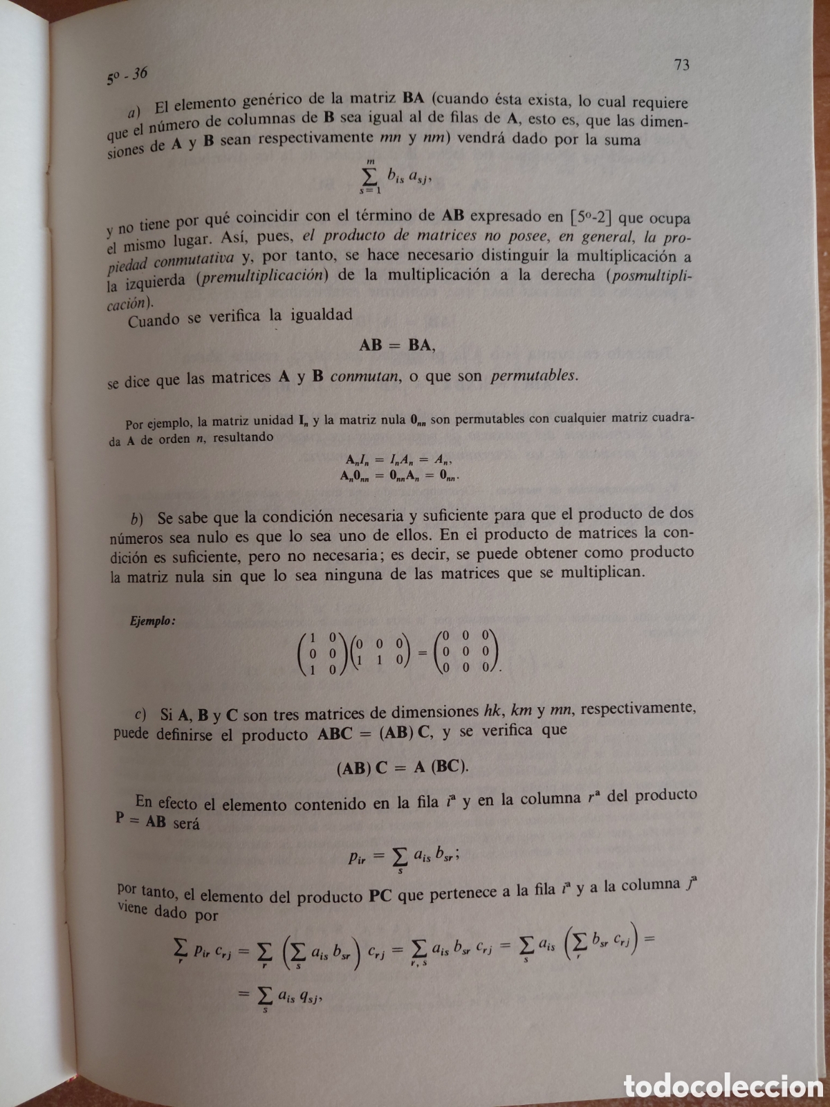 Libros de segunda mano de ciencias: Elementos de matem&aacute;ticas, Jos&eacute; Mart&iacute;nez Salas - Foto 4