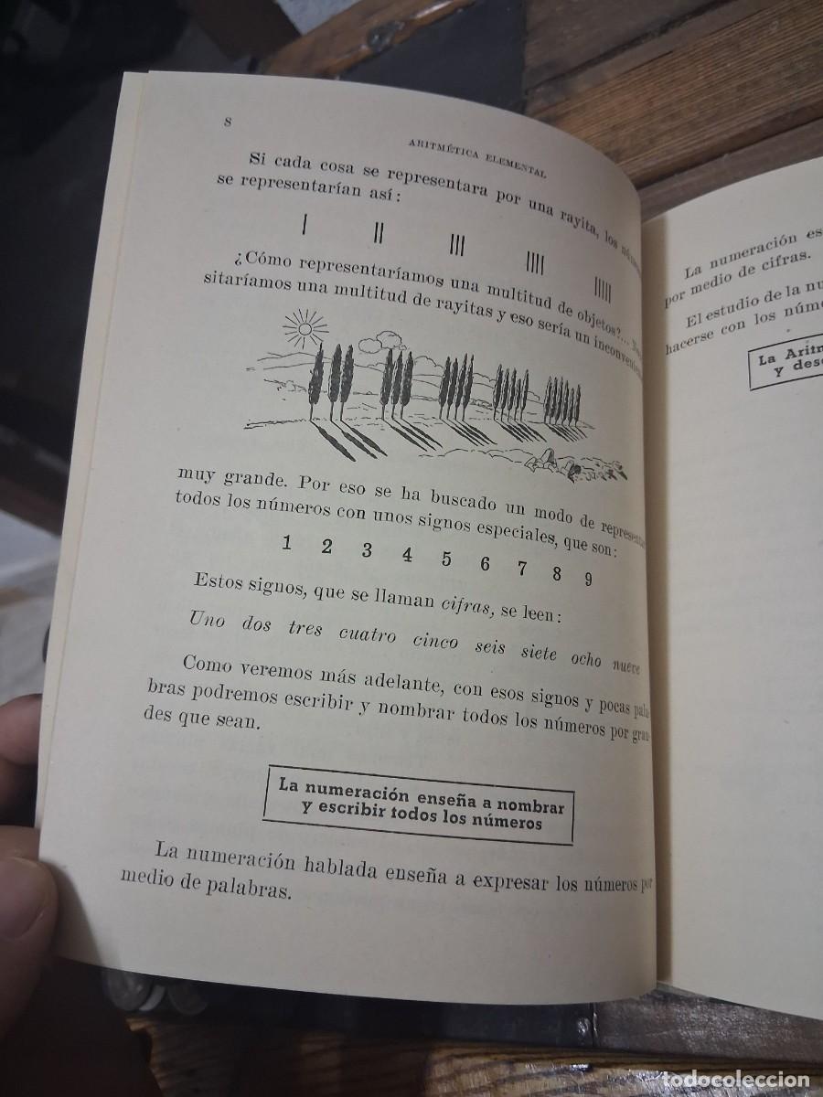 Libros de segunda mano de ciencias: Libro del a&ntilde;o 1944 Aritm&eacute;tica elemental Seis y Barral Rafael Marimon - Foto 3