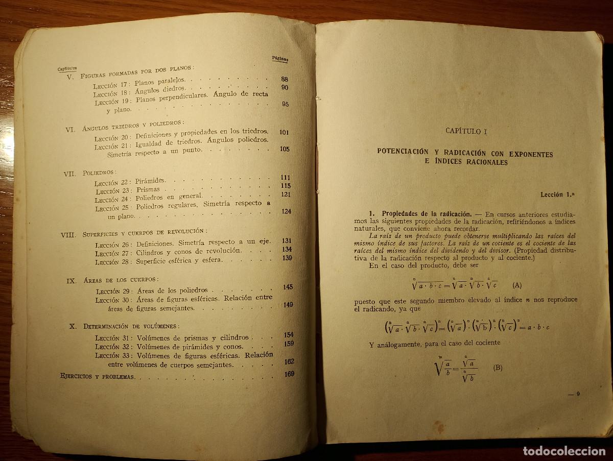 Libros de segunda mano de ciencias: MATEM&Aacute;TICAS CUARTO CURSO - Alfonzo Gironza (1954) - Foto 3