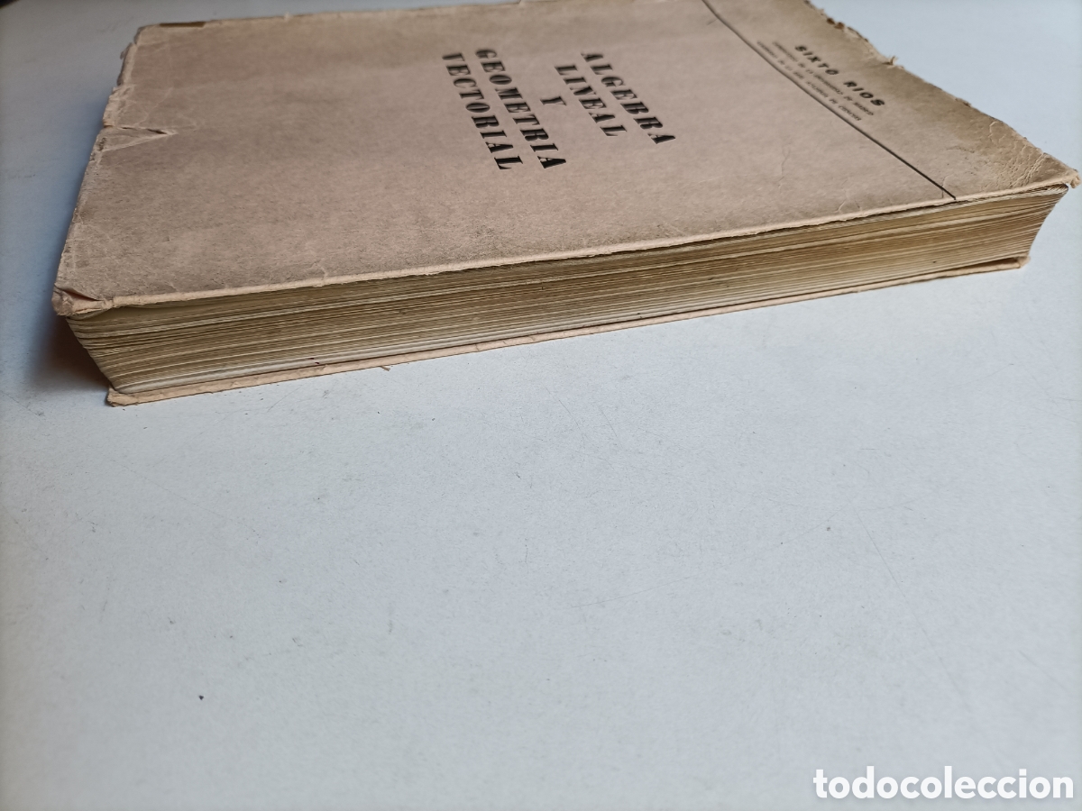 Libros de segunda mano de ciencias: &Aacute;lgebra lineal y geometr&iacute;a vectorial Sixto r&iacute;os - Foto 5