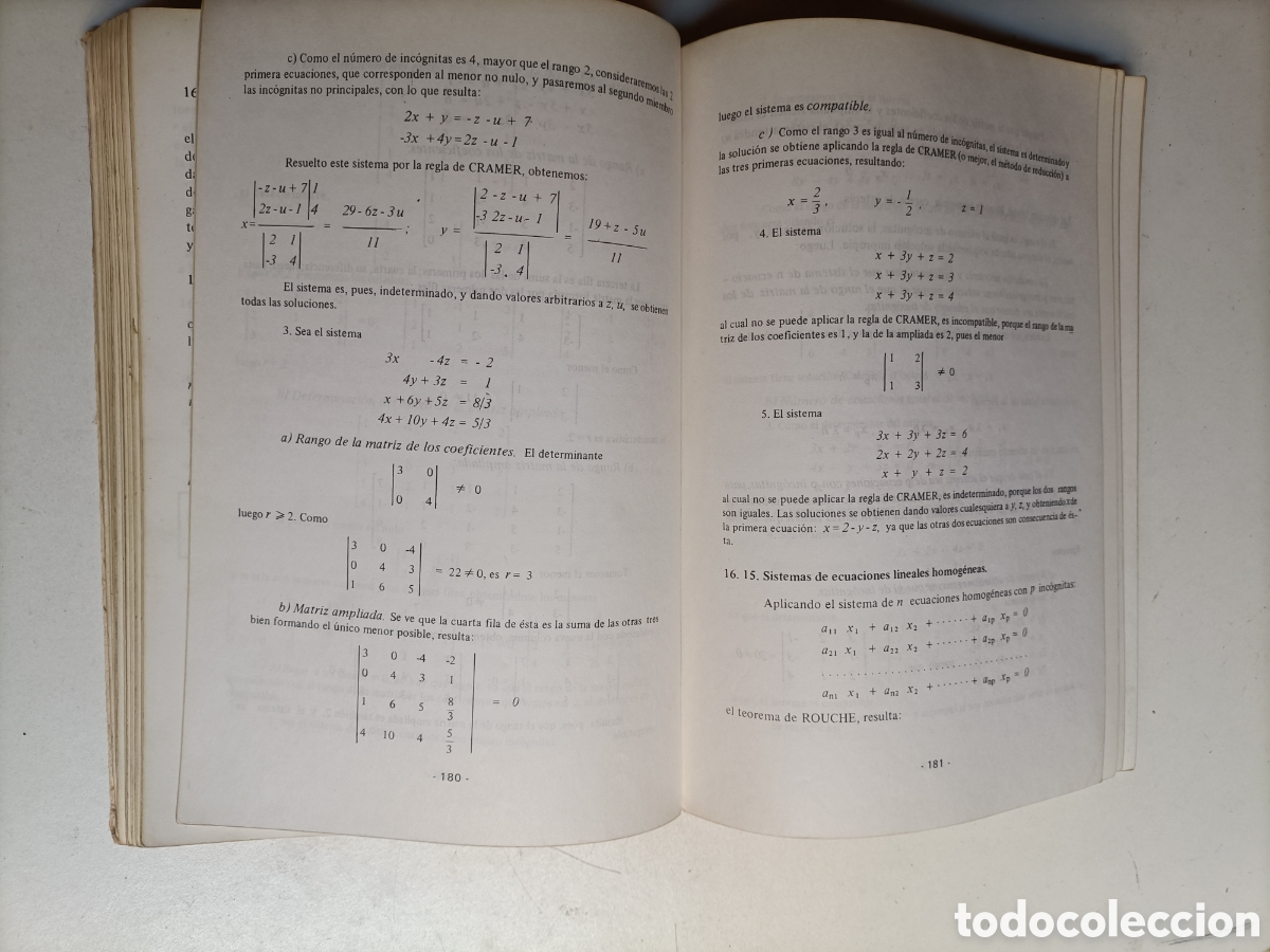 Libros de segunda mano de ciencias: &Aacute;lgebra lineal y geometr&iacute;a vectorial Sixto r&iacute;os - Foto 11