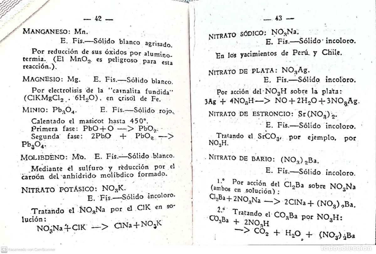 Libros de segunda mano de ciencias: Koel - Formulario de Qu&iacute;mica. Sexta edici&oacute;n ampliada. Colecci&oacute;n cient&iacute;fica Koel - Madrid. Librito d - Foto 2