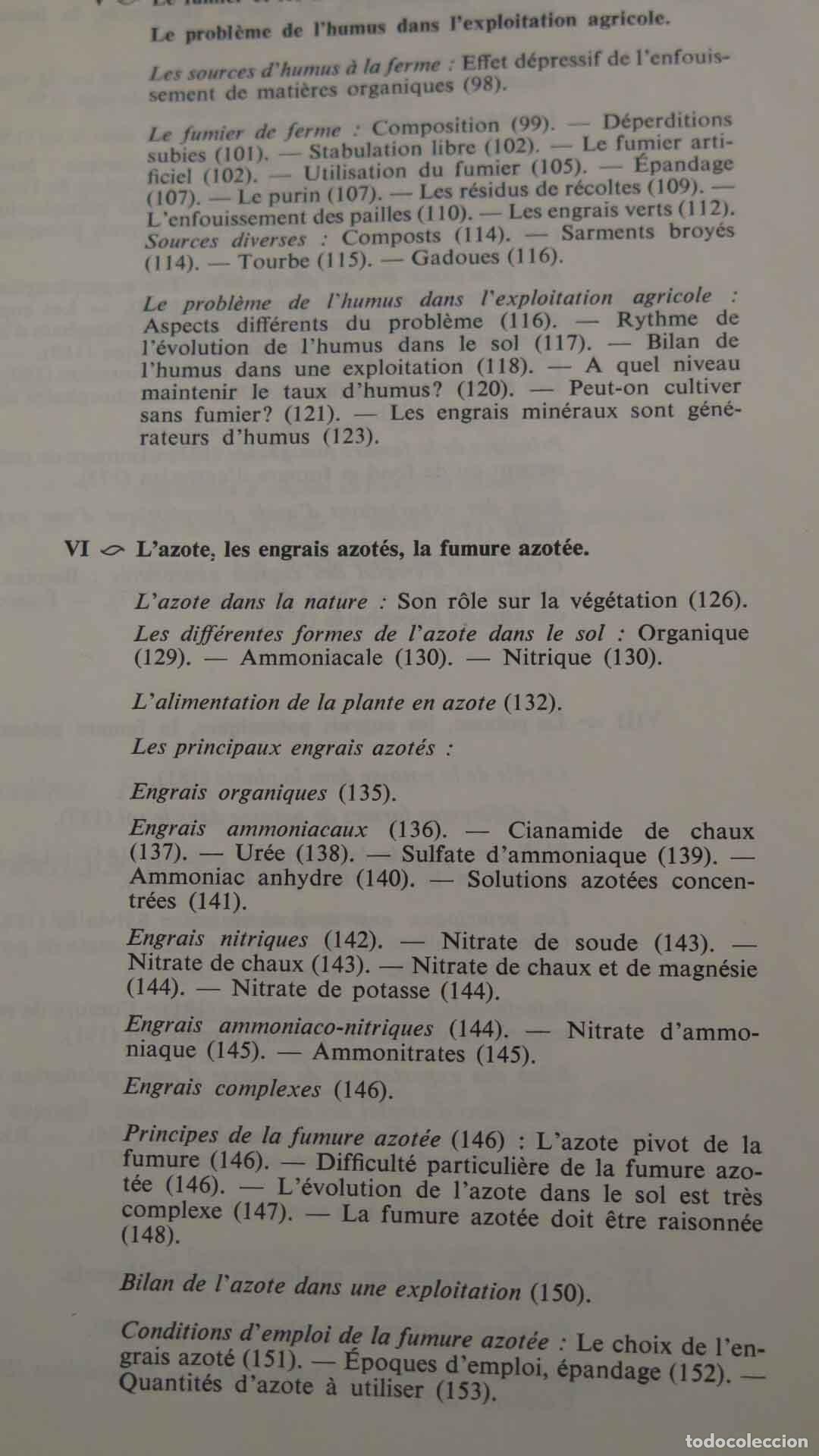 Libros de segunda mano: Engrais: Guide pratique de la fertilisation. ANDRE GROS - Foto 4