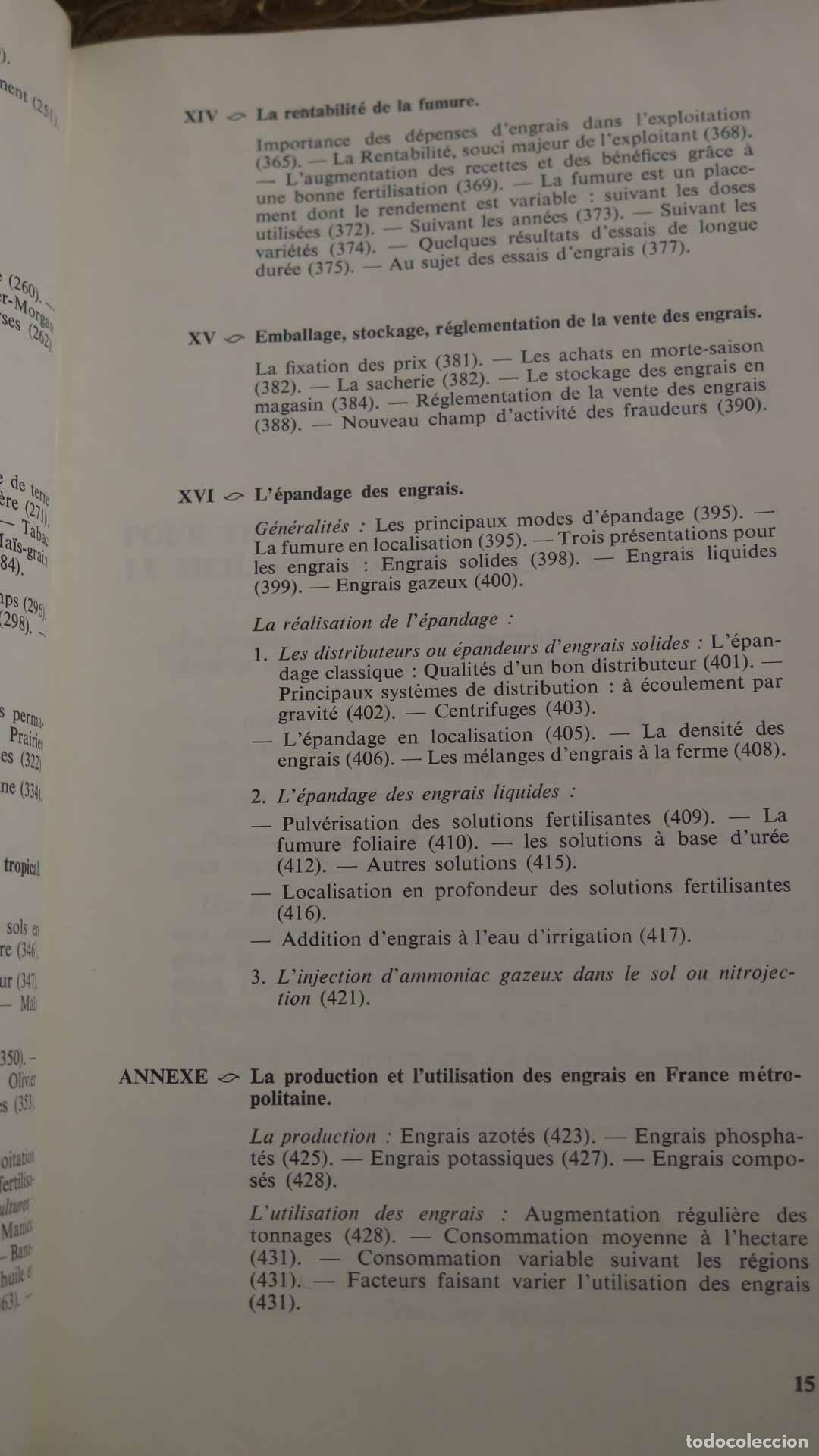 Libros de segunda mano: Engrais: Guide pratique de la fertilisation. ANDRE GROS - Foto 8