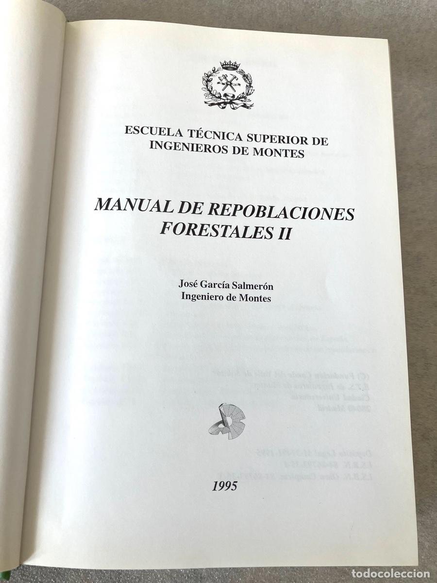 Libros de segunda mano: Manual de repoblaciones forestales - II - Foto 4