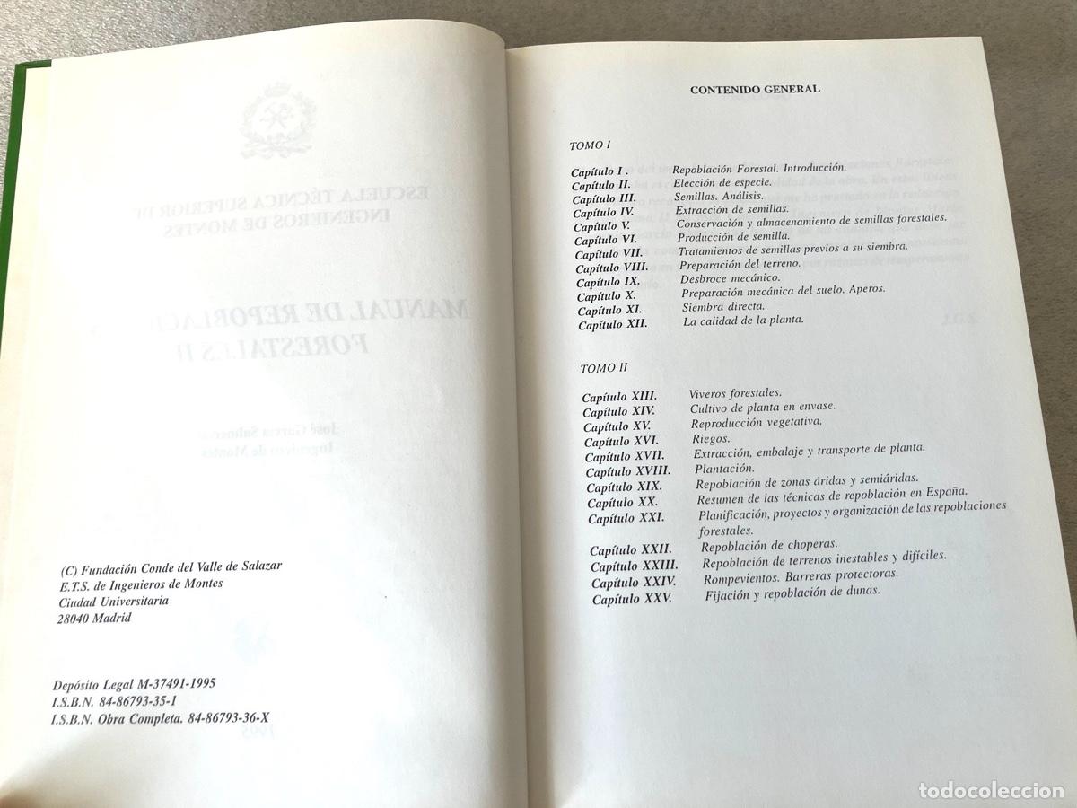 Libros de segunda mano: Manual de repoblaciones forestales - II - Foto 5