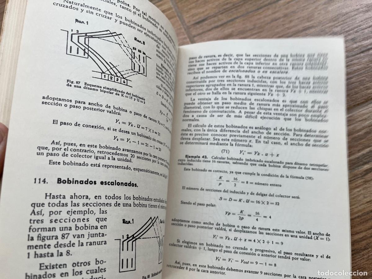 Libros de segunda mano de ciencias: Teoria y c&aacute;lculo de los bobinados electricos. Jes&uacute;s Rapp - Foto 8