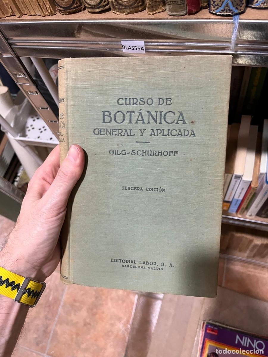 Libros de segunda mano: BLAS55A CURSO DE BOTANICA GENERAL Y APLICADA, GILG SCH&Uuml;RHOFF, LABOR - Foto 1