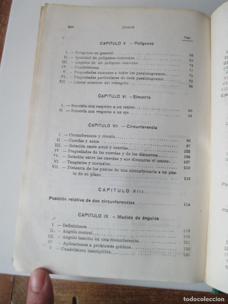 Libros de segunda mano de ciencias: GEOMET&Iacute;A CURSO SUPERIOR W36958 - Foto 3