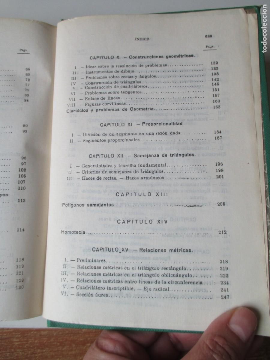 Libros de segunda mano de ciencias: GEOMET&Iacute;A CURSO SUPERIOR W36958 - Foto 4