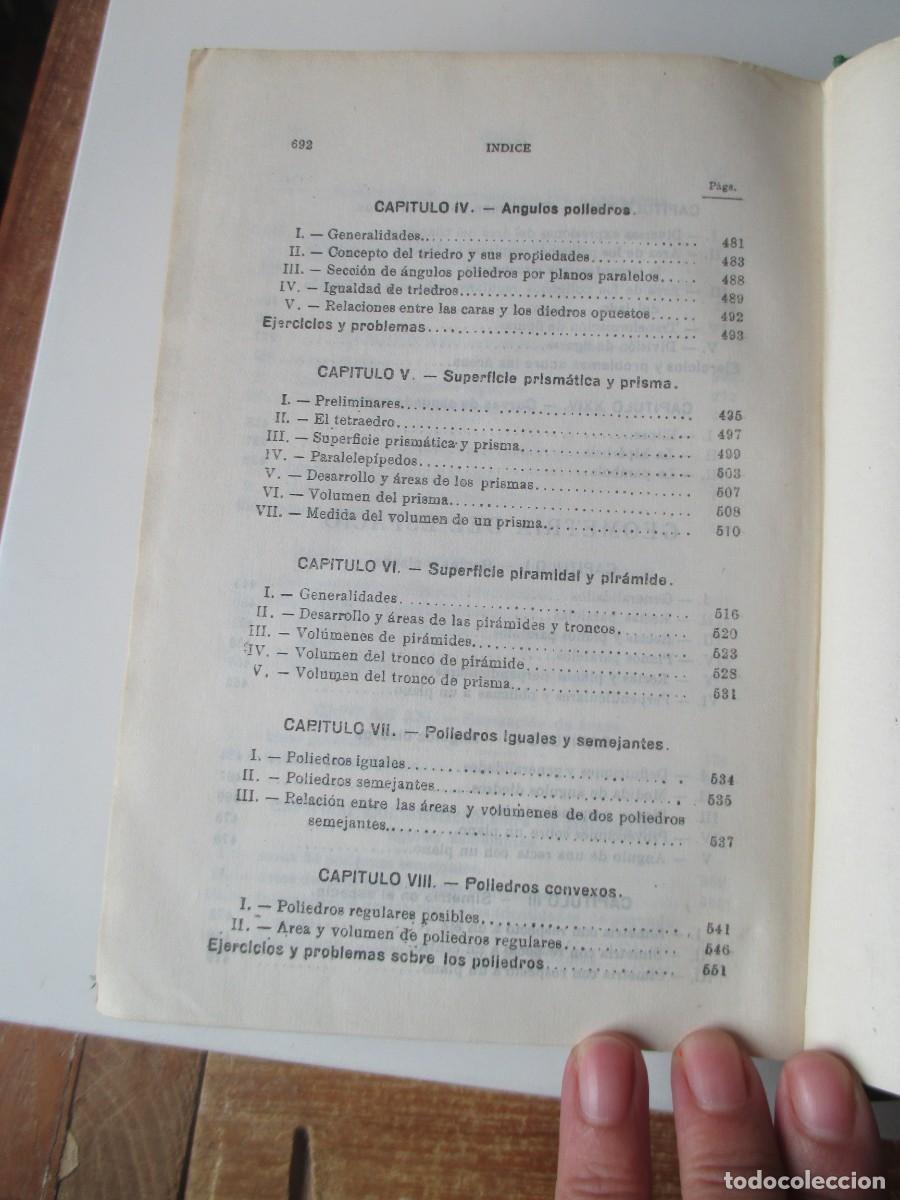 Libros de segunda mano de ciencias: GEOMET&Iacute;A CURSO SUPERIOR W36958 - Foto 7