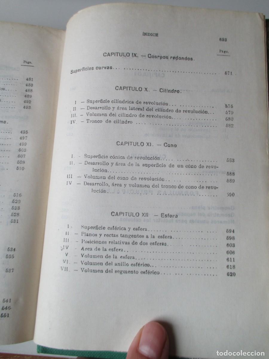 Libros de segunda mano de ciencias: GEOMET&Iacute;A CURSO SUPERIOR W36958 - Foto 8