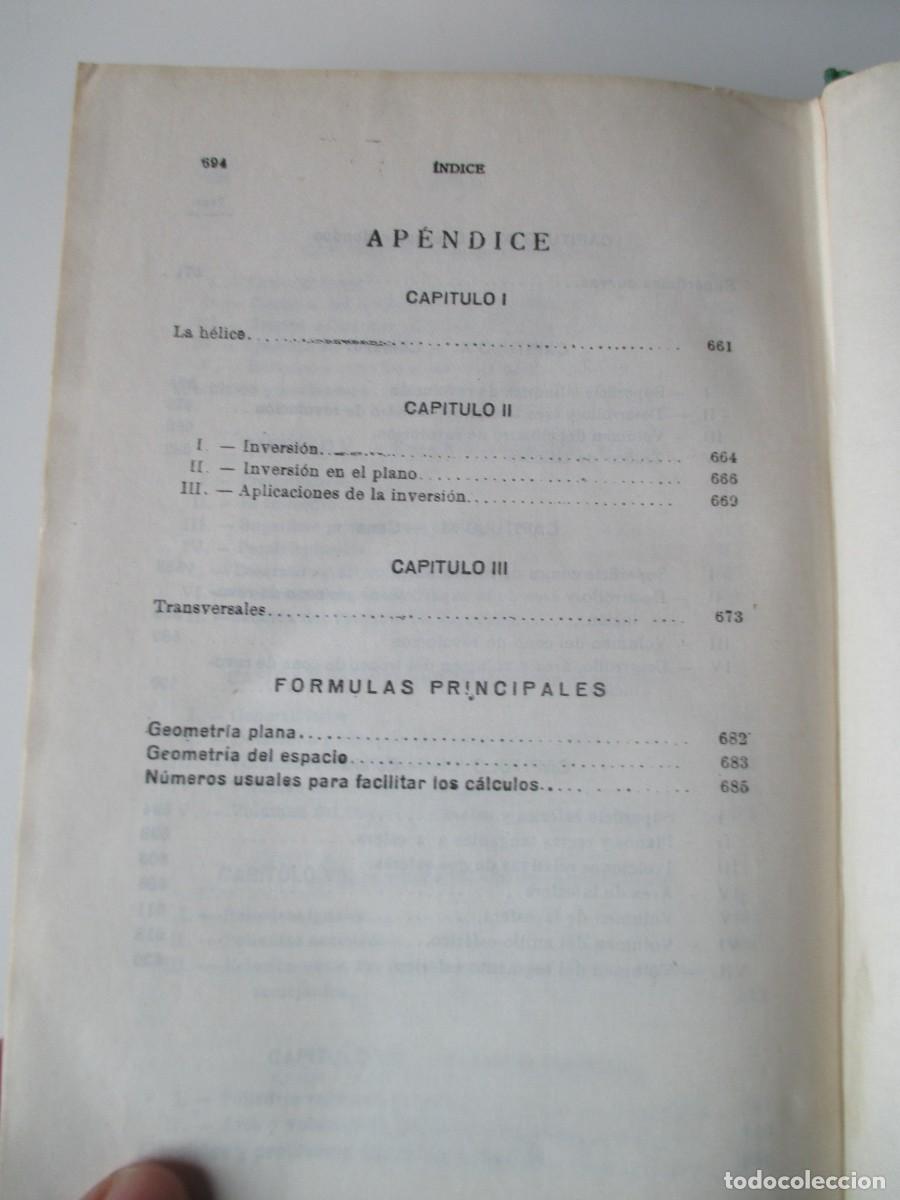 Libros de segunda mano de ciencias: GEOMET&Iacute;A CURSO SUPERIOR W36958 - Foto 9