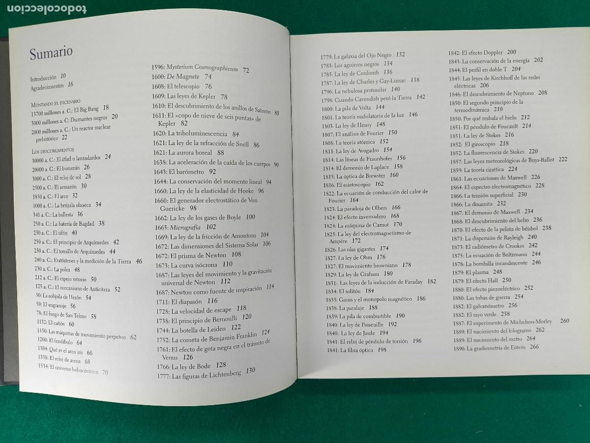 Libros de segunda mano de ciencias: EL LIBRO DE LA FISICA / CLIFFORD A. PICKOVER / 2011. LIBRERO - Foto 3