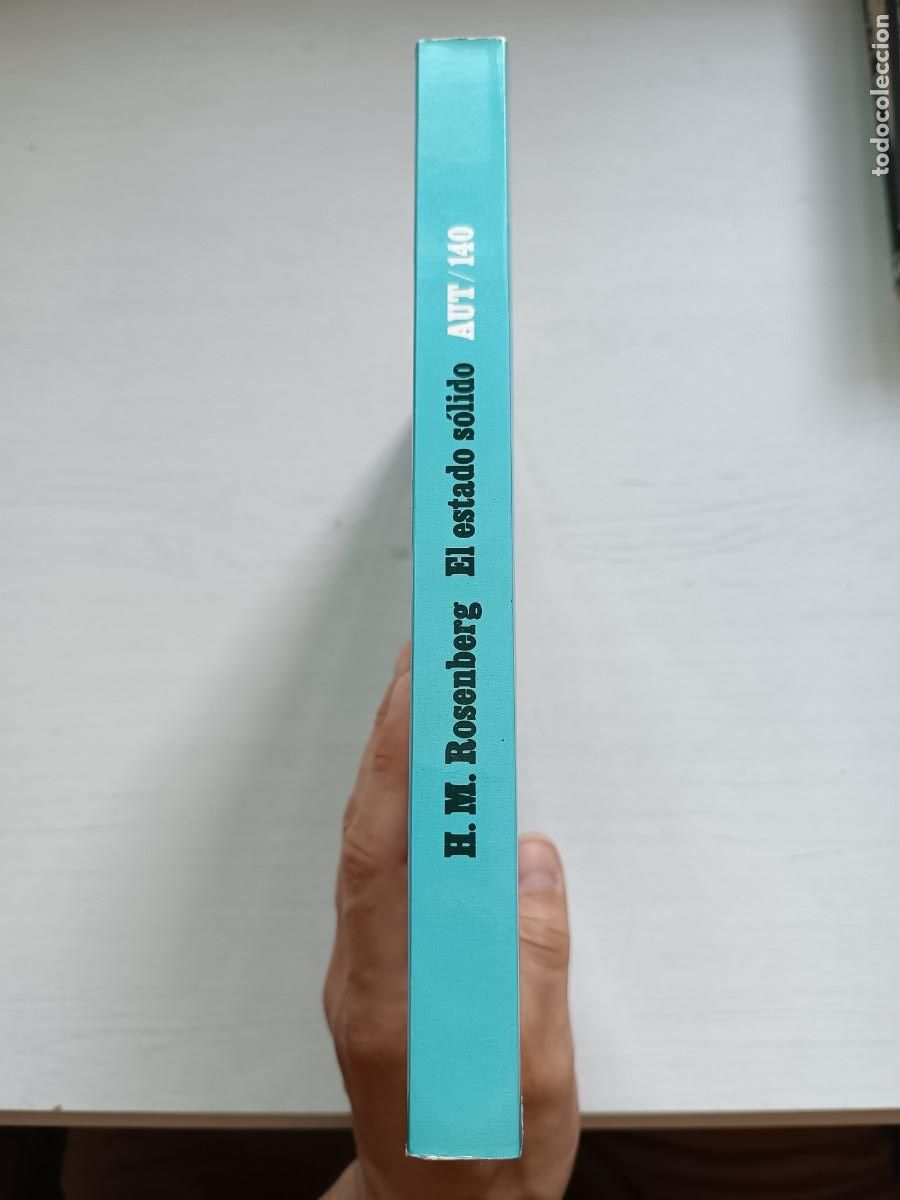 Libros de segunda mano de ciencias: El estado s&oacute;lido - H. M. Rosenberg. Alianza - Foto 3
