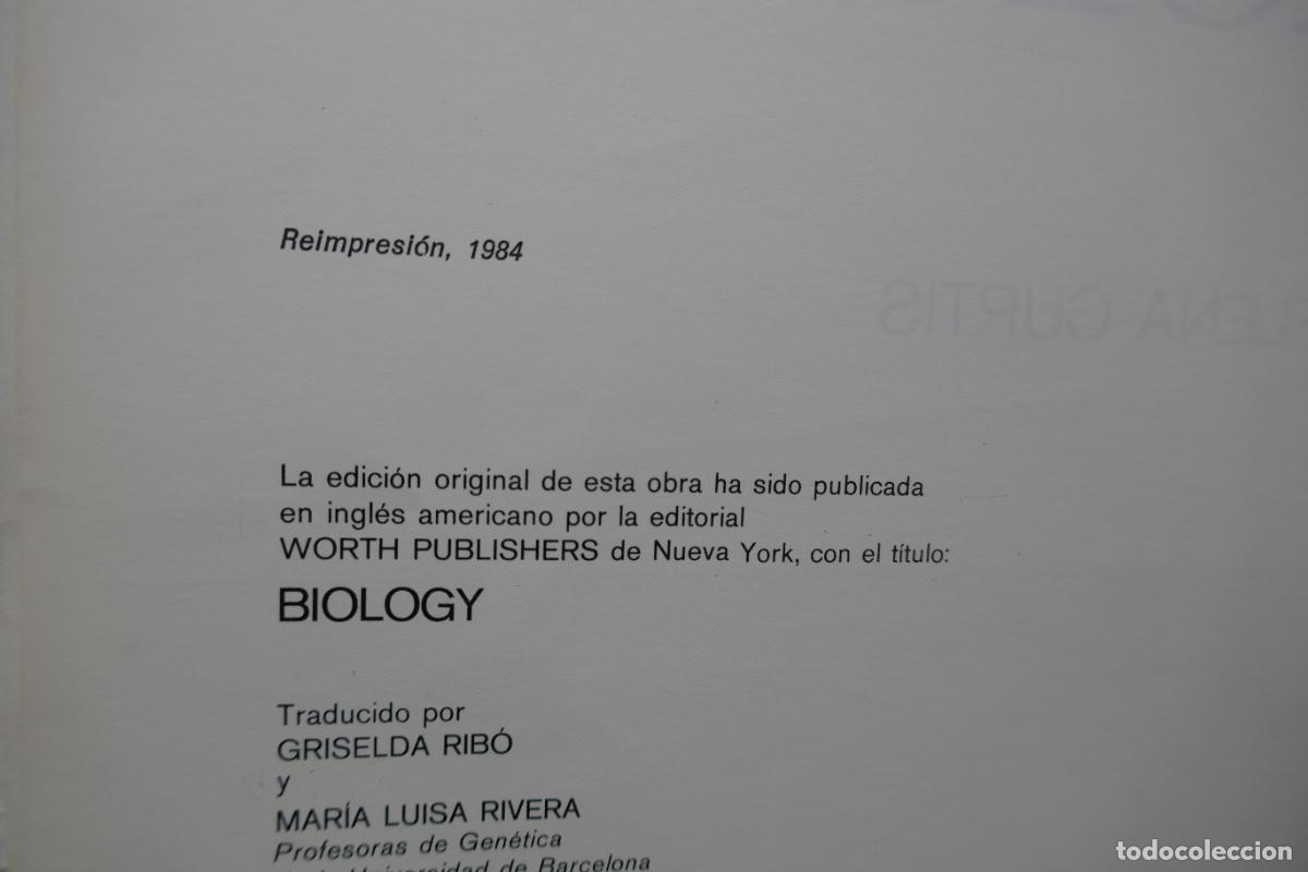Libros de segunda mano: HELENA CURTIS - BIOLOG&Iacute;A (OMEGA) - Foto 8