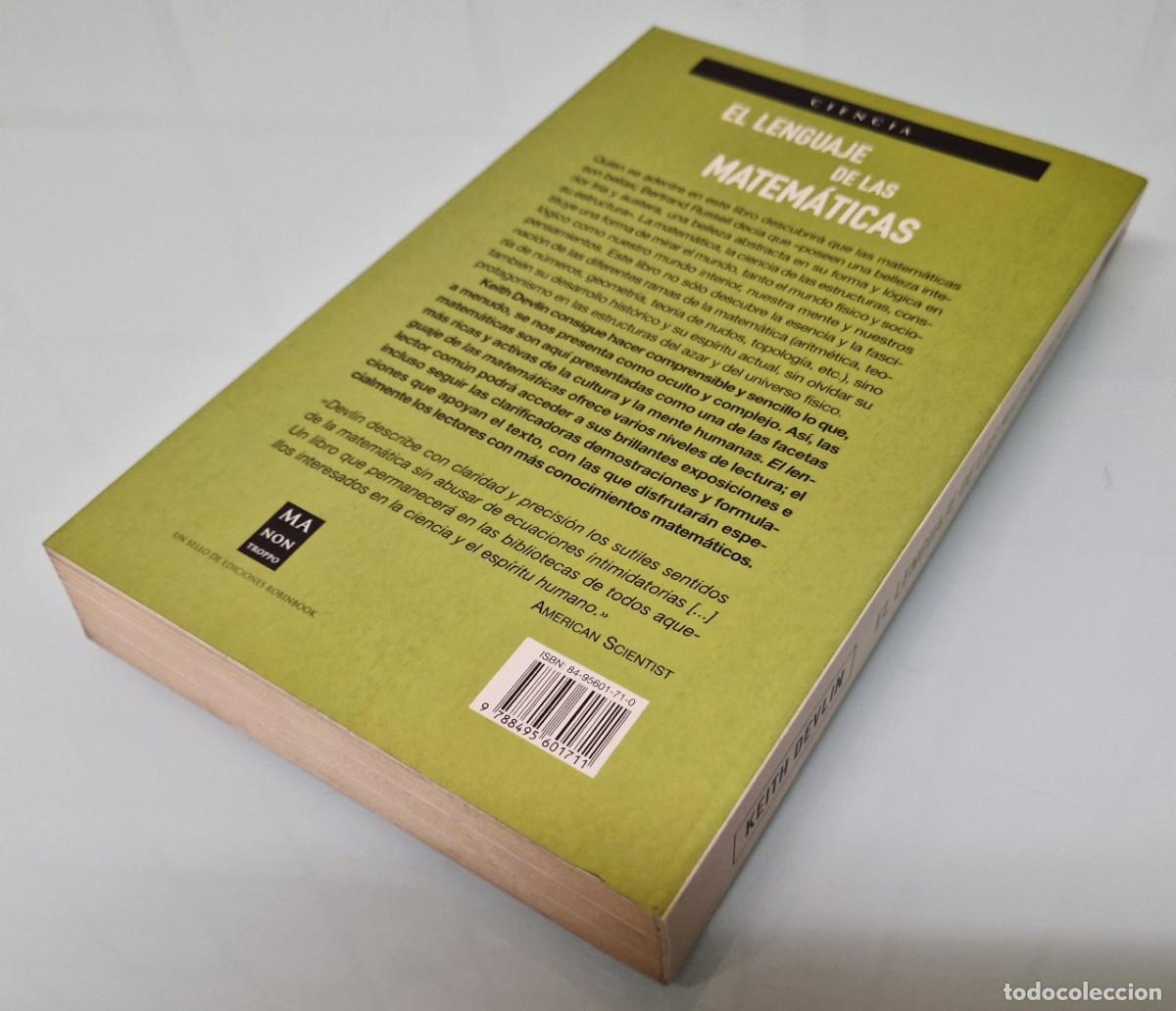 Libros de segunda mano de ciencias: El lenguaje de las matem&aacute;ticas - Keith Devlin - Foto 4