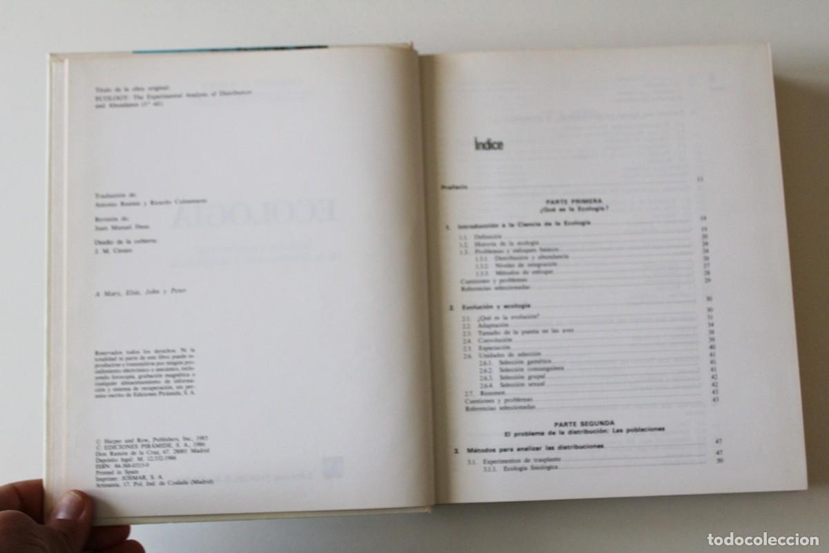 Libros de segunda mano: Charles J. Krebs - Ecolog&iacute;a - Pir&aacute;mide - Foto 4