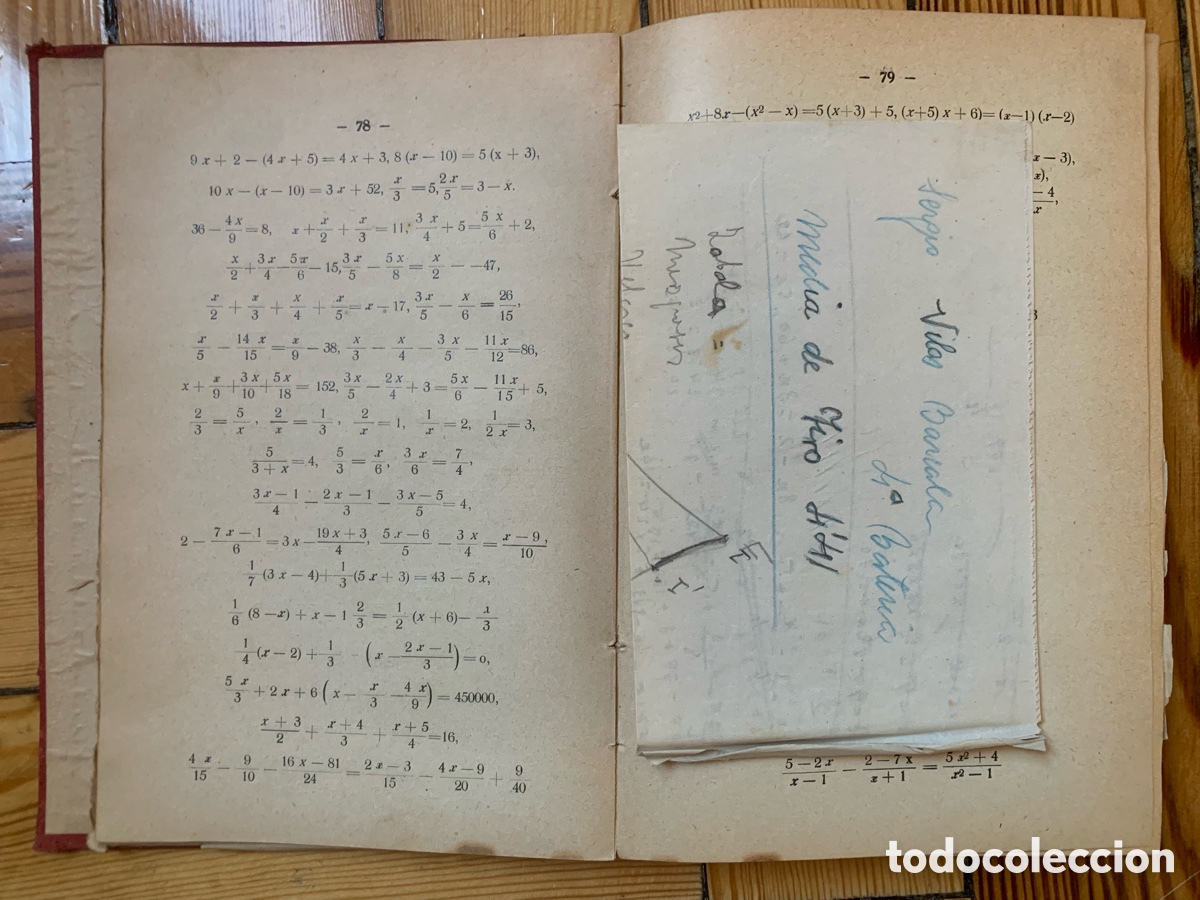 Libros de segunda mano de ciencias: Libro antiguo de &aacute;lgebra - Foto 6
