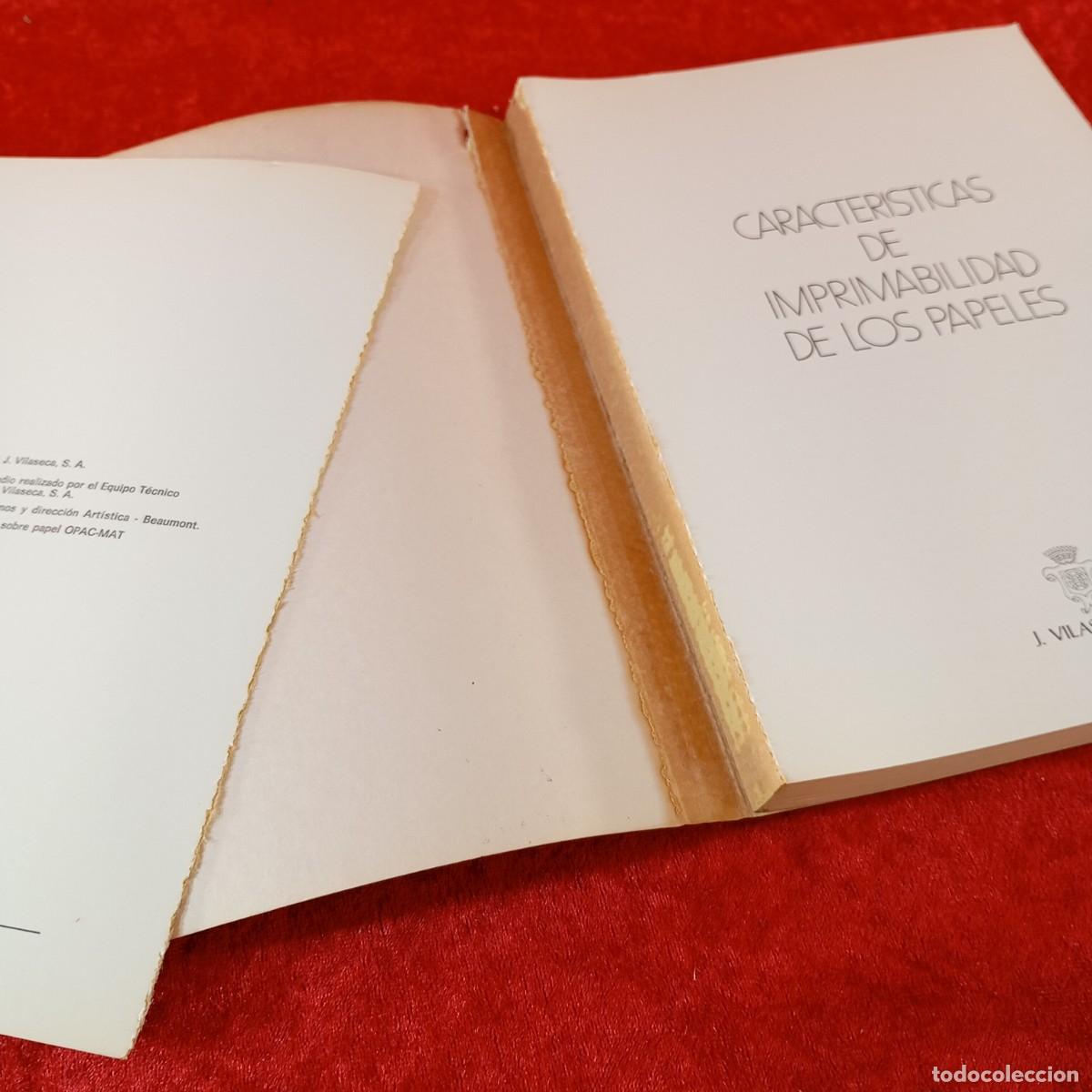 Libros de segunda mano: CARACTERISTICAS DE IMPRIMABILIDAD DE LOS PAPELES - J. VILASECA - 1973 / 9087 - Foto 5