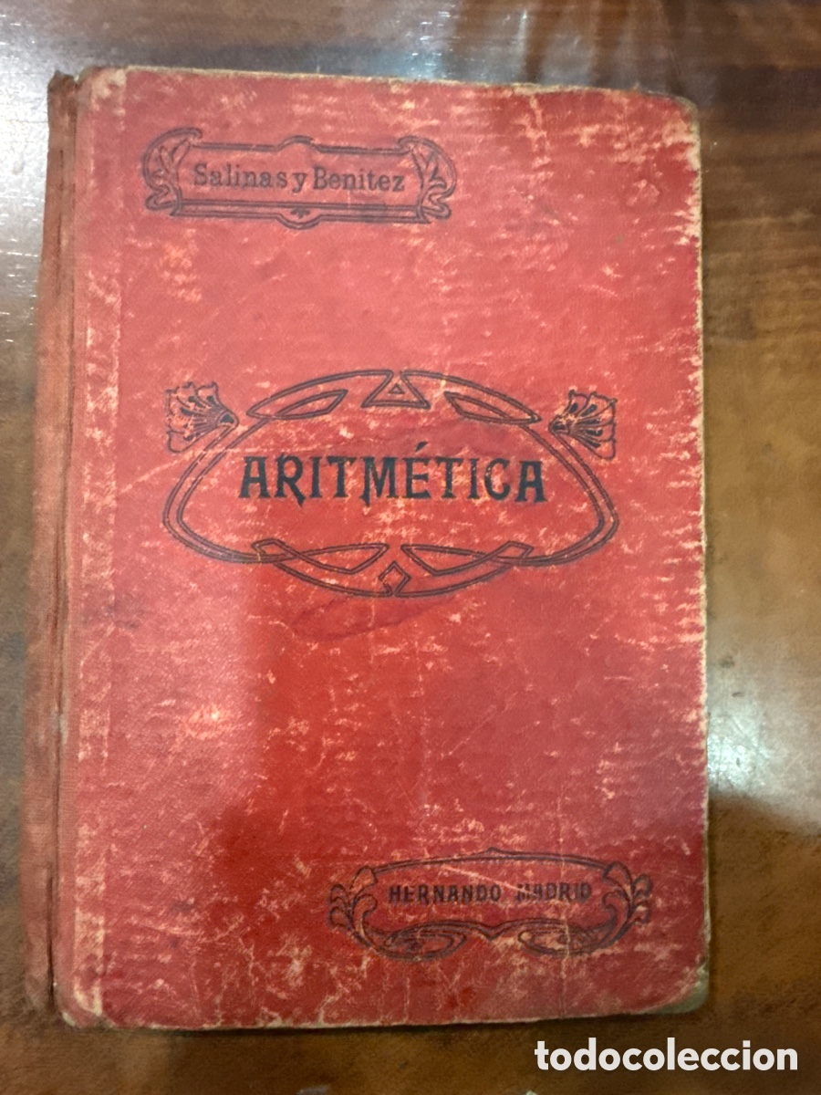 Libros de segunda mano de ciencias: SALINAS Y ANGULO, Ignacio. Aritm&eacute;tica / y Manuel Ben&iacute;tez Pazodi - Foto 1