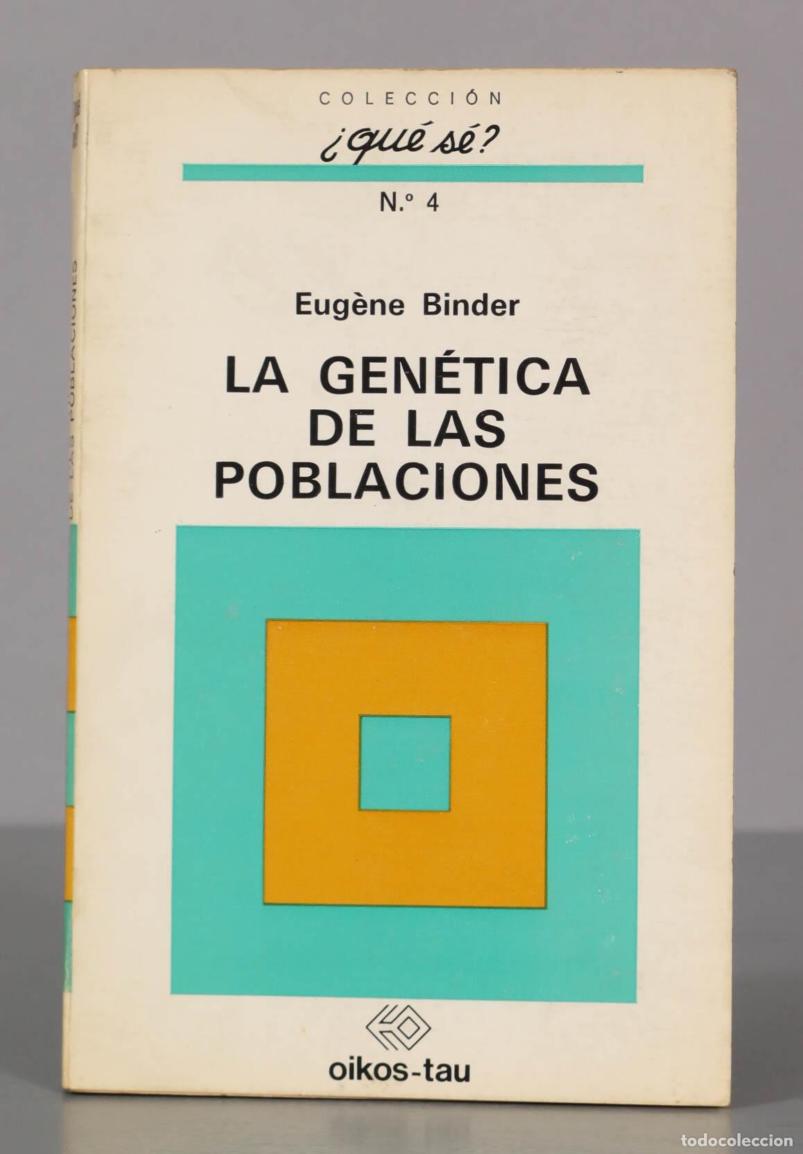 Libros de segunda mano: a gen&eacute;tica de las poblaciones - binder, eug&egrave;ne - Foto 1