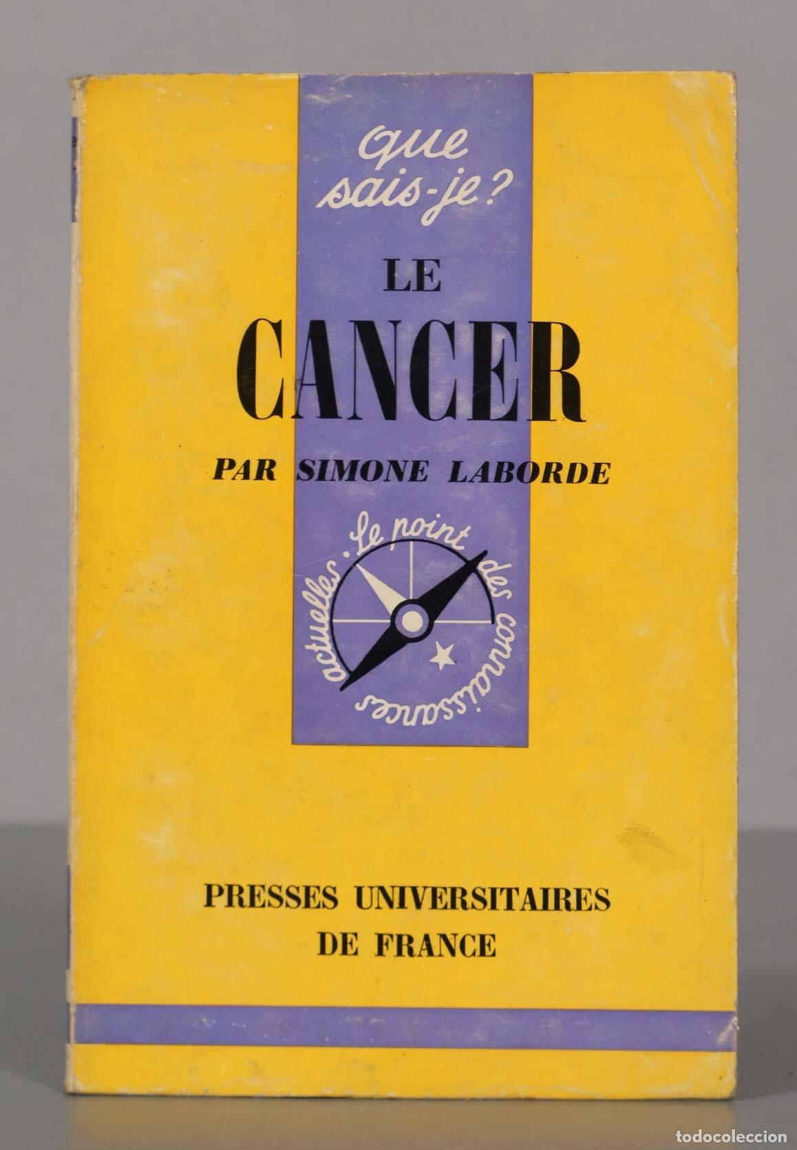 Libros de segunda mano: LE CANCER LABORDE Simone - Foto 1