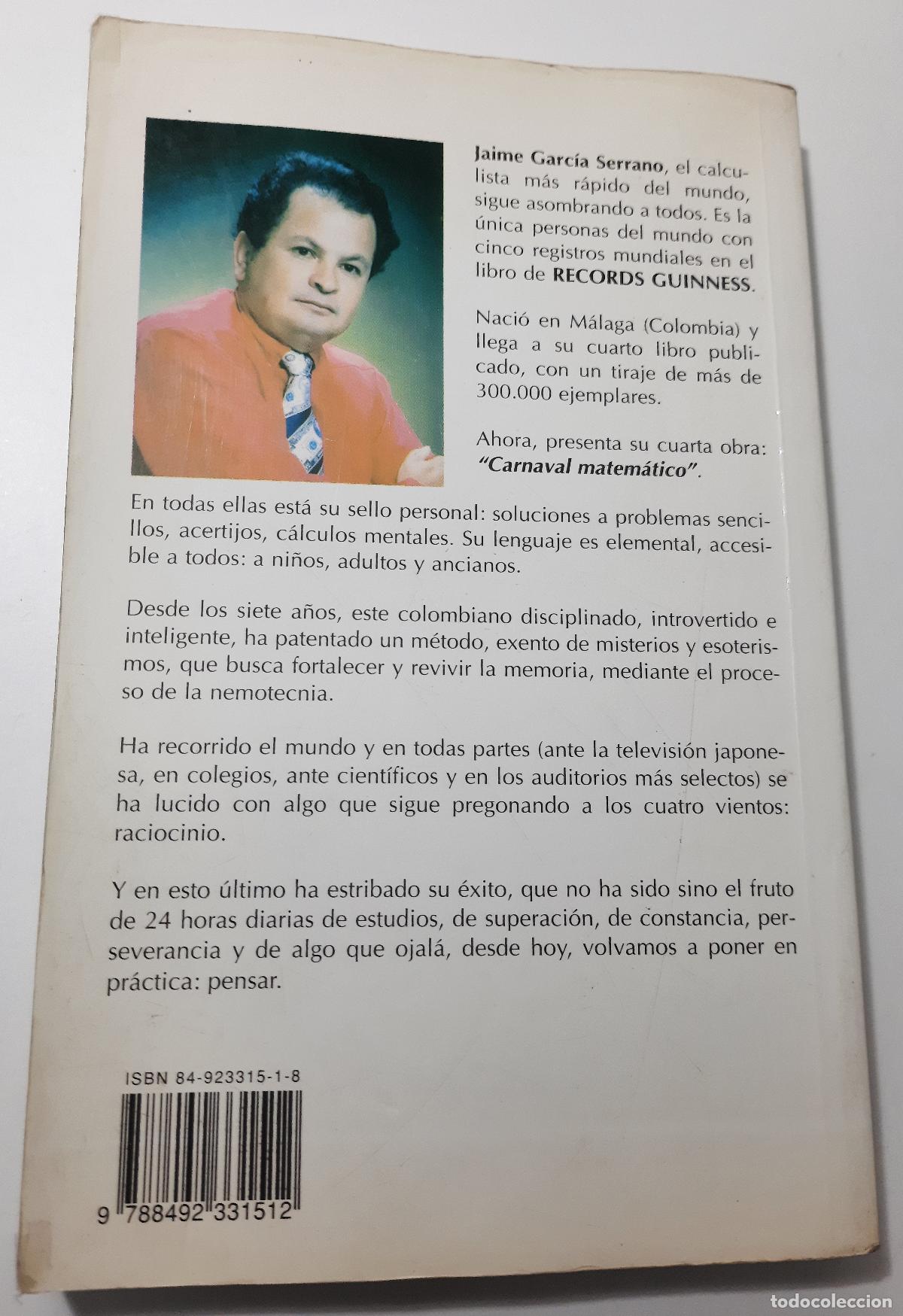 Libros de segunda mano de ciencias: Carnaval matematico - Garcia Serrano, Jaime - Foto 4