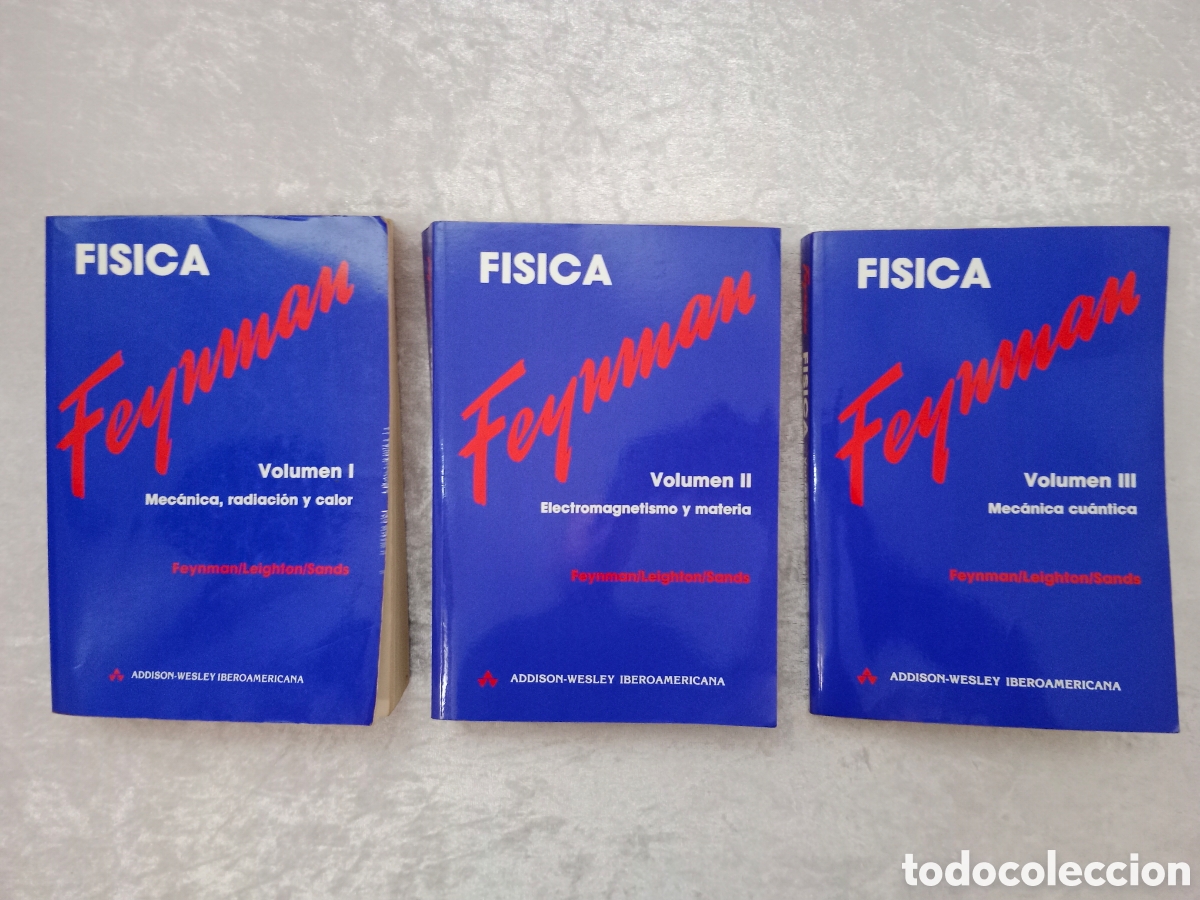 Libros de segunda mano de ciencias: F&Iacute;SICA FEYNMAN, I+II+II, 3 TOMOS ( OBRA COMPLETA) - Foto 1