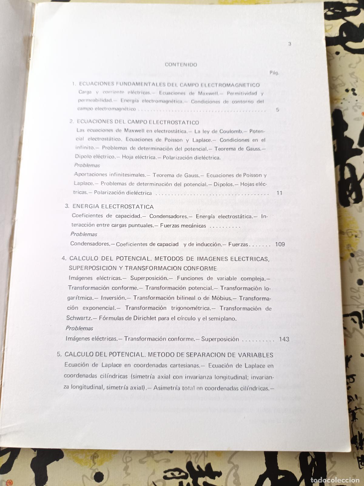 Libros de segunda mano de ciencias: PROBLEMAS DE CAMPOS ELECTROMAGNETICOS E. BENITO, AC 1979 - Foto 4