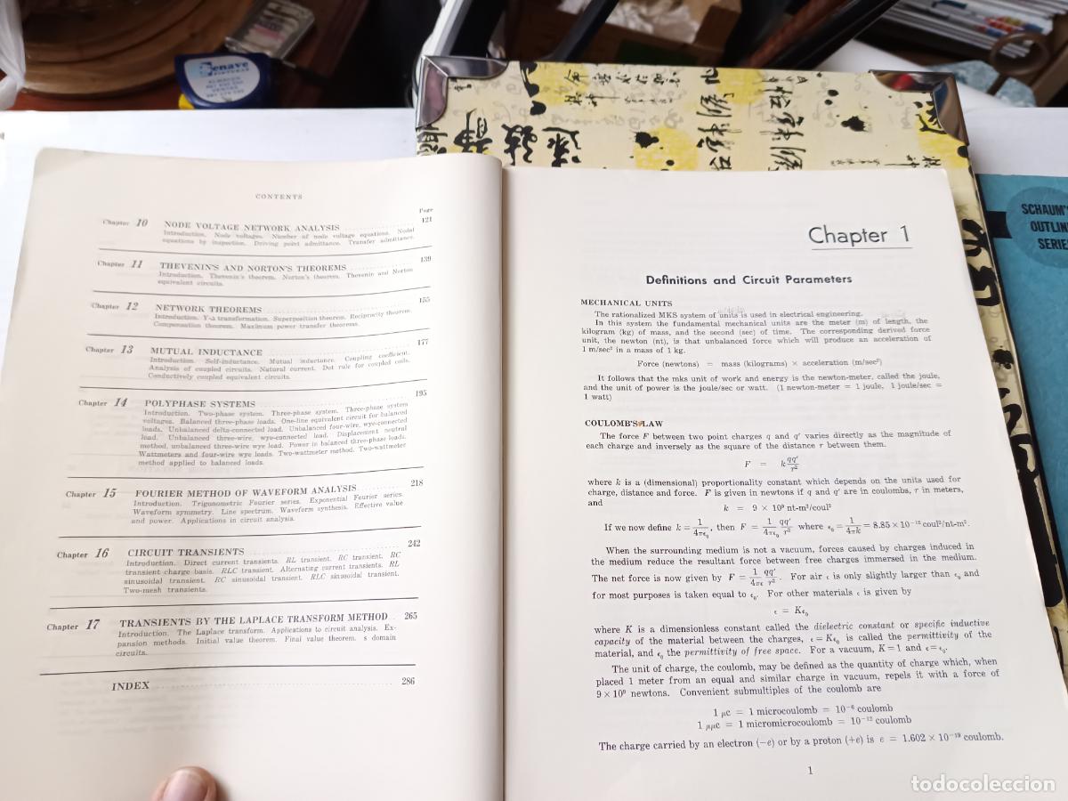 Libros de segunda mano de ciencias: SCHAUMS OUTLINE SERIES, ELECTRIC CIRCUITS - JOSEPH A. EDMINISTER 350 SOLVED PROBLEMS . EN INGLES - Foto 5