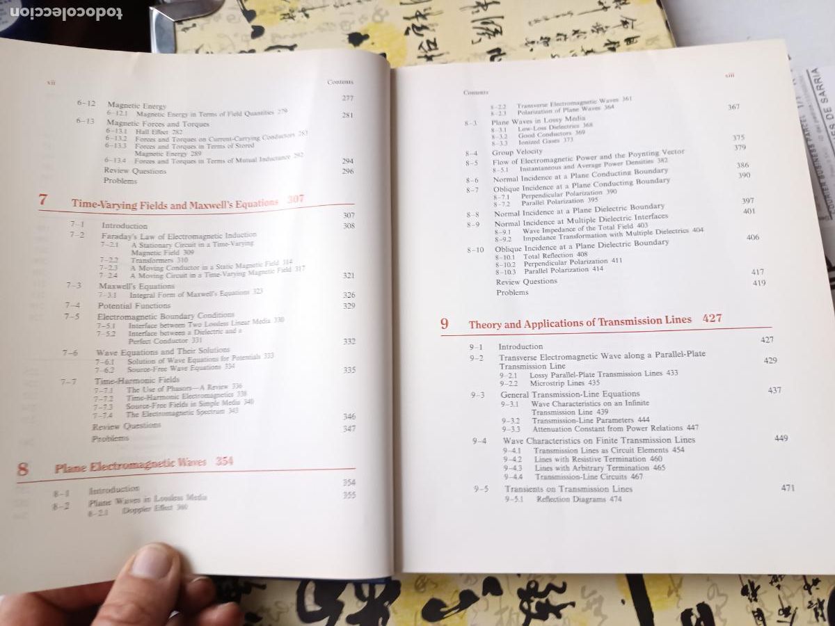 Libros de segunda mano de ciencias: FIELD AND WAVE ELECTROMAGNETICS, DAVID K. CHENG, 1989 SECOND EDITION,. EN INGLES - Foto 6