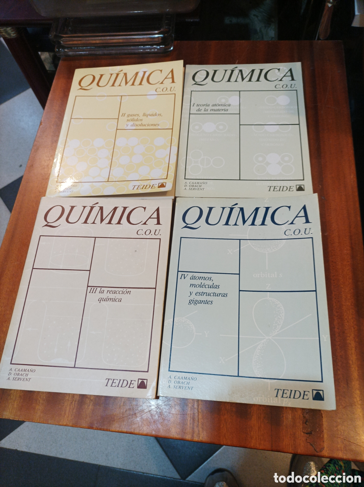 Libros de segunda mano de ciencias: QU&Iacute;MICA C.O.U. 4TOMOS . EDITORIAL TEIDE S.A. 1EDICI&Oacute;N 1984 - Foto 1