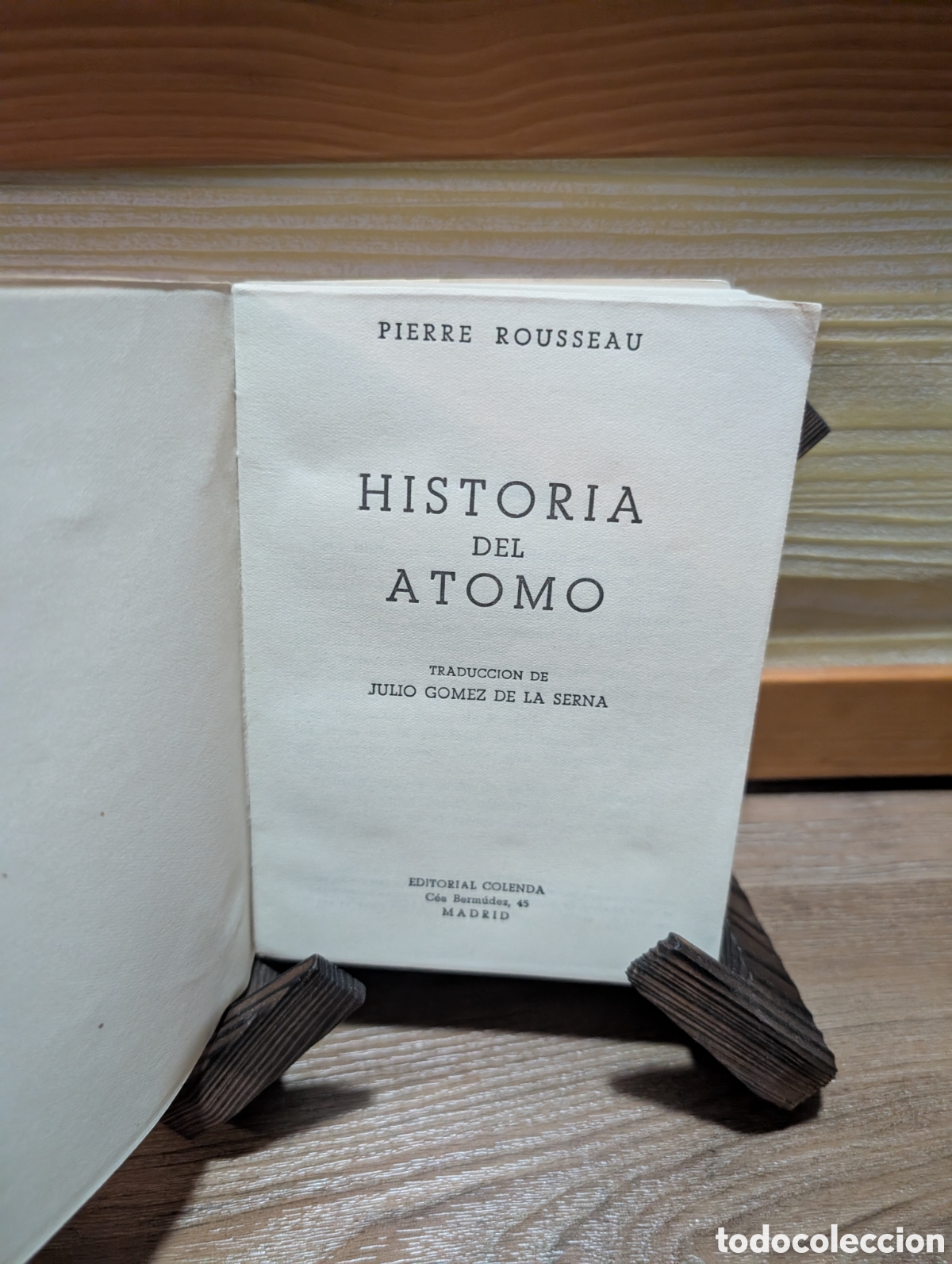 Libros de segunda mano de ciencias: Historia del &Aacute;tomo - Pierre Rousseau - Foto 2