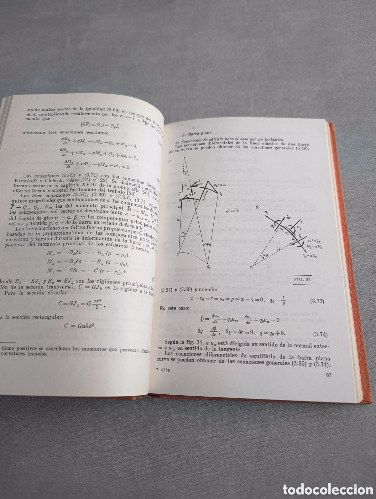 Libros de segunda mano de ciencias: Problemas de la teoria de la elasticidad. V.G. Rekach . Editorial Mir. - Foto 5