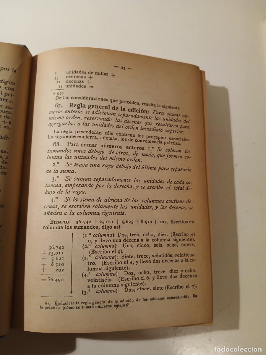 Libros de segunda mano de ciencias: TRATADO DE ARITM&Eacute;TICA. BRU&Ntilde;O. TERCER GRADO - Foto 4