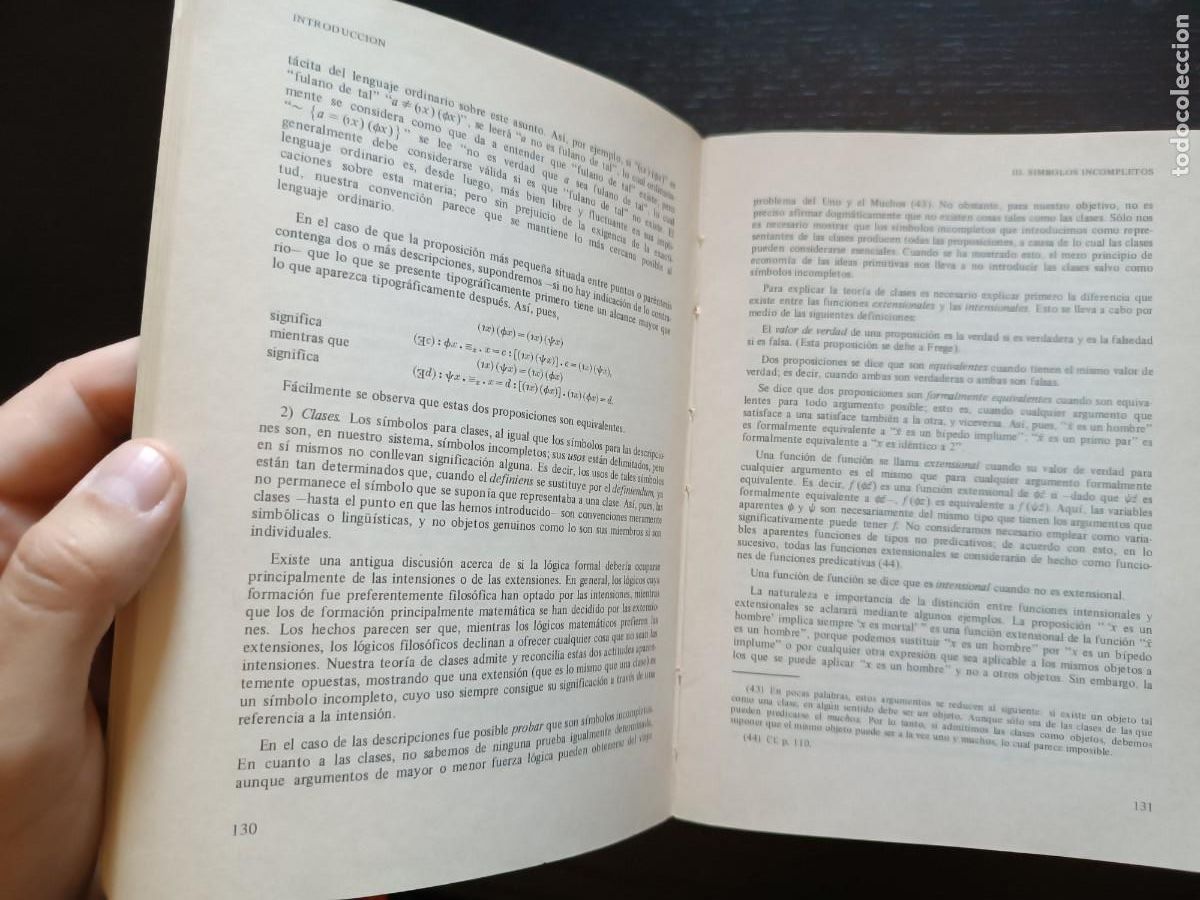Libros de segunda mano de ciencias: Principia Mathematica - Whitehead y Russell - Foto 7