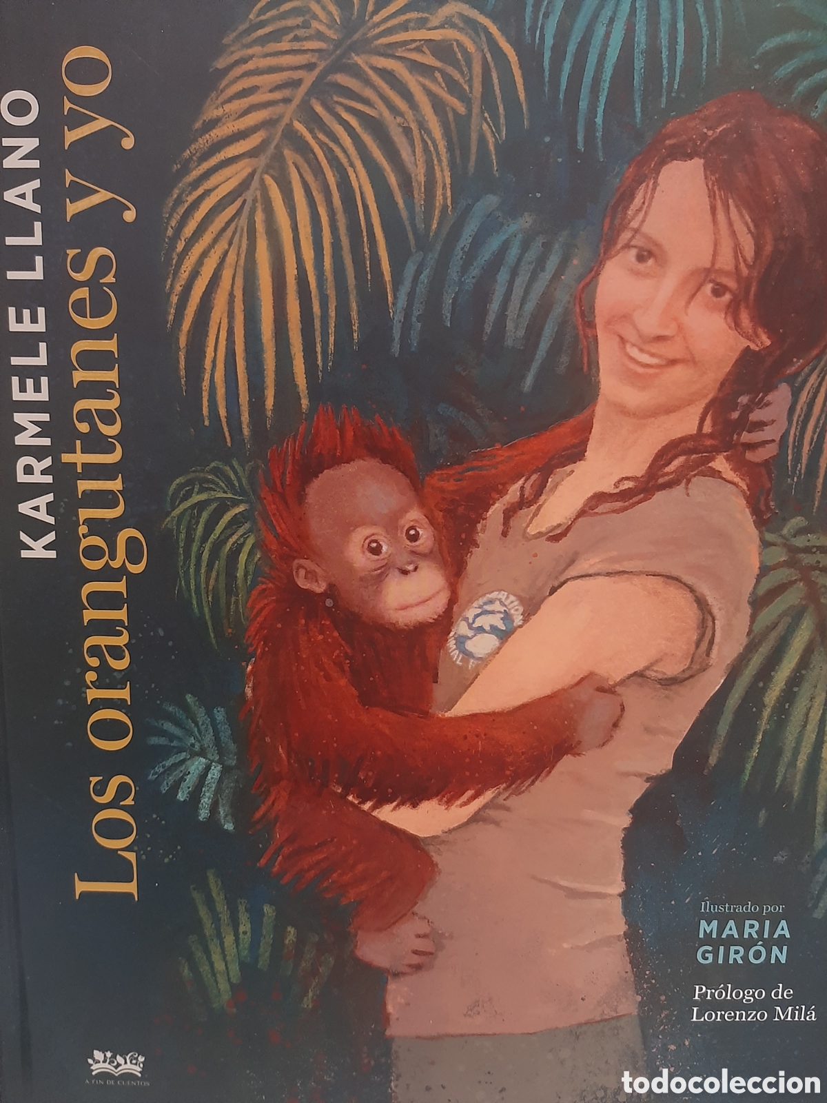 Libros de segunda mano: Los orangutanes y yo - Karmele Llano - Foto 1