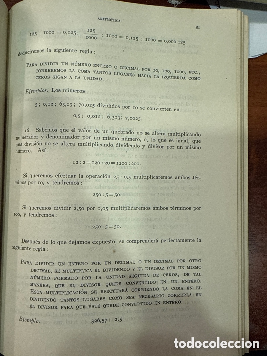 Libros de segunda mano de ciencias: ARITM&Eacute;TICA.- Barcelona: Diputaci&oacute;n de Barcelona - Foto 2