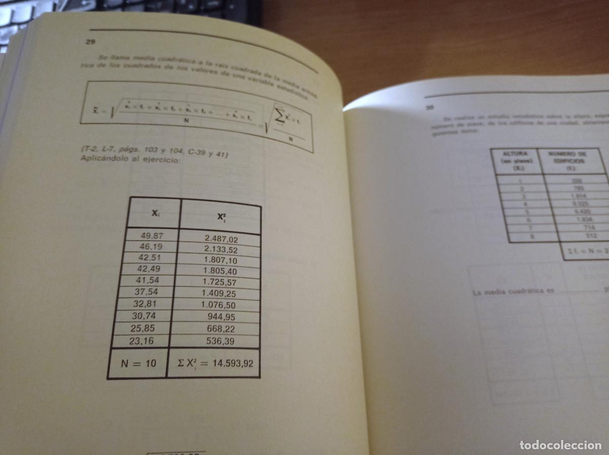 Libros de segunda mano de ciencias: Curso de Estad&iacute;stica 3 - Ense&ntilde;anza Programada - CSF - 1984 - Foto 5