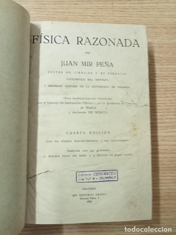 Libros de segunda mano de ciencias: fisica razonada juan mir - Foto 4