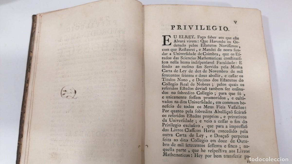 Libros de segunda mano de ciencias: Tratado de Hydrodynamica M. Bossut 1775 - Foto 7