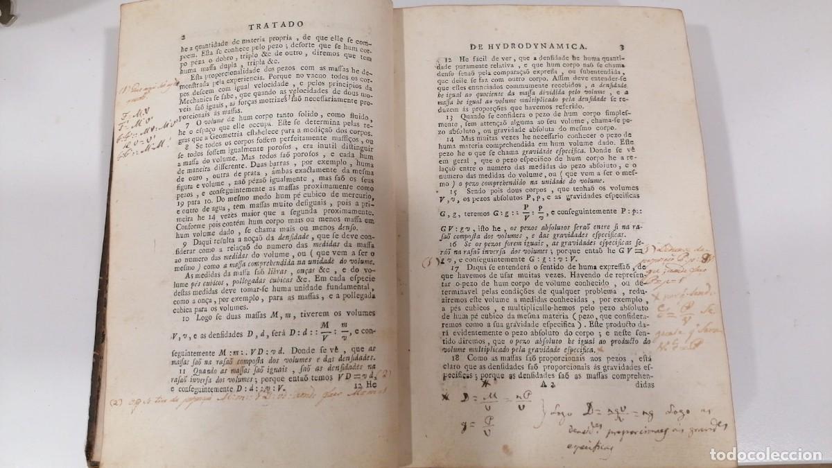 Libros de segunda mano de ciencias: Tratado de Hydrodynamica M. Bossut 1775 - Foto 18