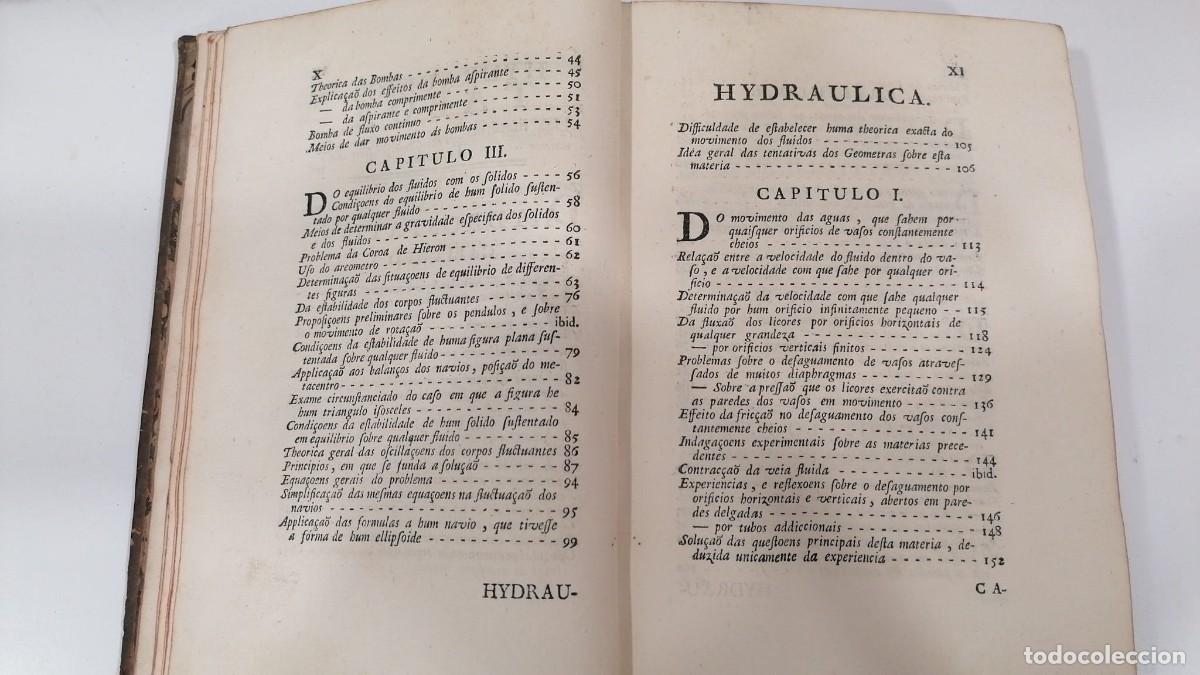 Libros de segunda mano de ciencias: Tratado de Hydrodynamica M. Bossut 1775 - Foto 22
