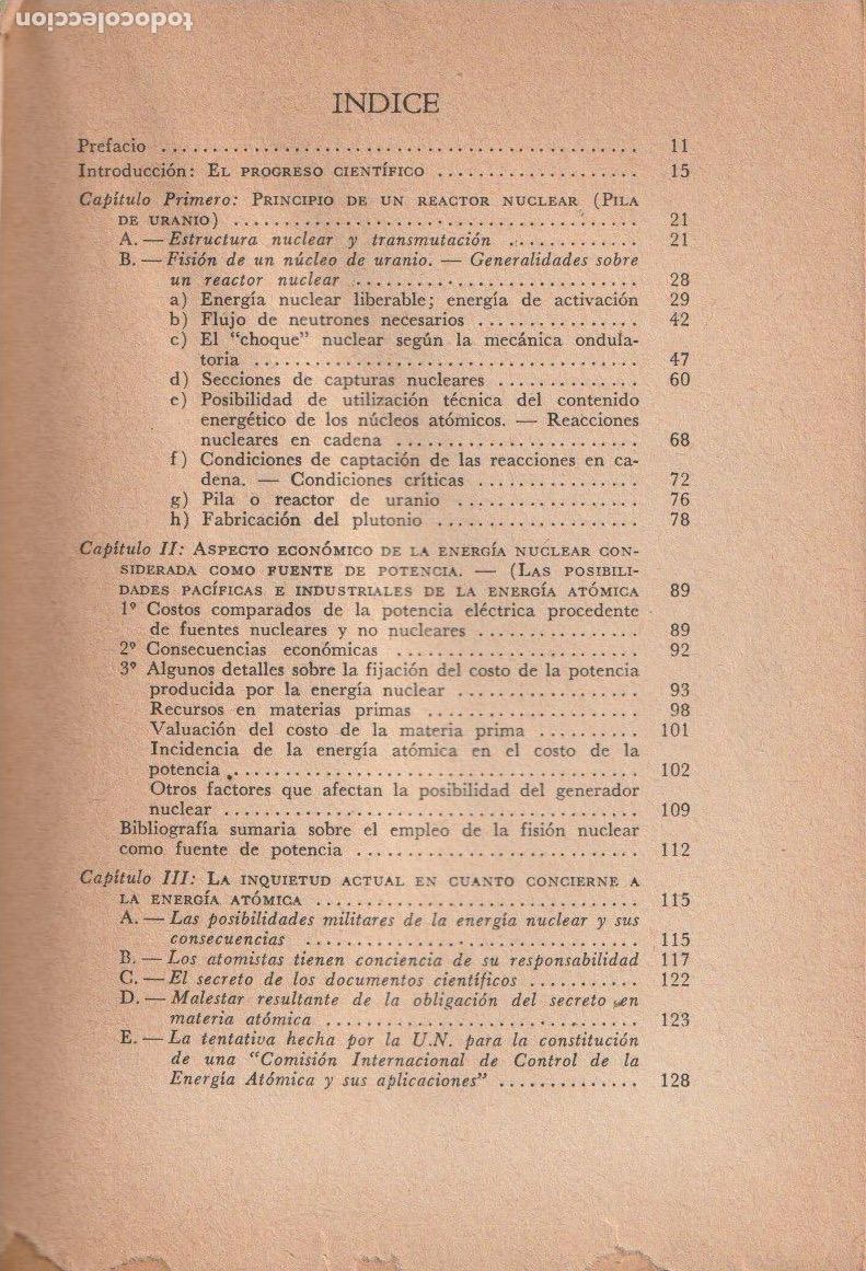 Libros de segunda mano de ciencias: El poder del &aacute;tomo...control de la energ&iacute;a at&oacute;mica .../ Jean Thibaud - Foto 3