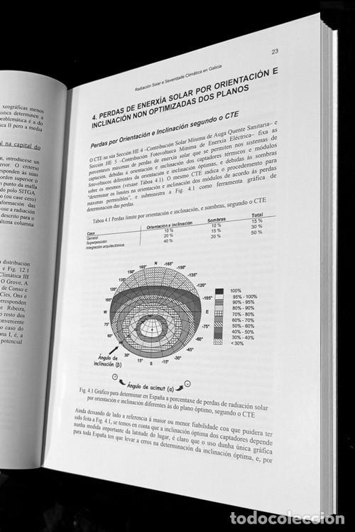 Libros de segunda mano: GALICIA. SEVERIDADE SOLAR E SEVERIDADE CLIMATICA. MANUEL VAZQUEZ. CLIMA. UNIV. DE VIGO. - Foto 2
